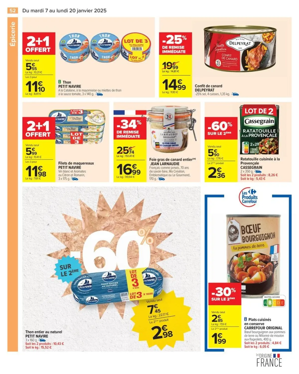 Offres Carrefour France de 7 à 20 janvier 2025 34% D'ÉCONOMIES - Page 54