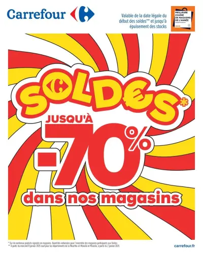 Offres Carrefour France de 8 à 29 janvier 2025 SOLDES