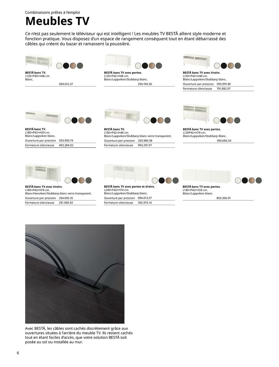 Offres IKEA France de 6 janvier à 31 décembre 2025 BESTÅ rangement