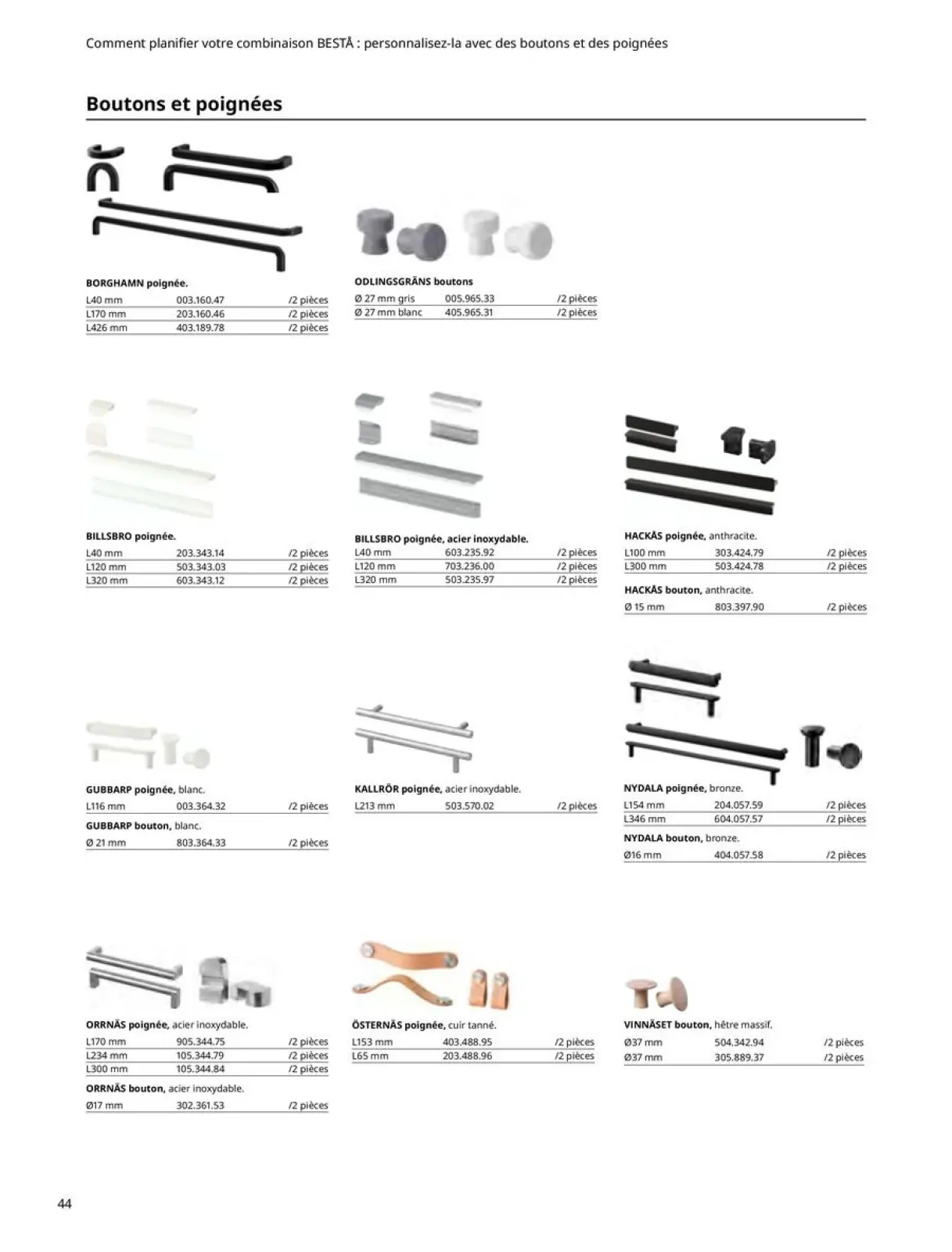 Página 44 en Almacenamiento BESTÅ en IKEA Francia