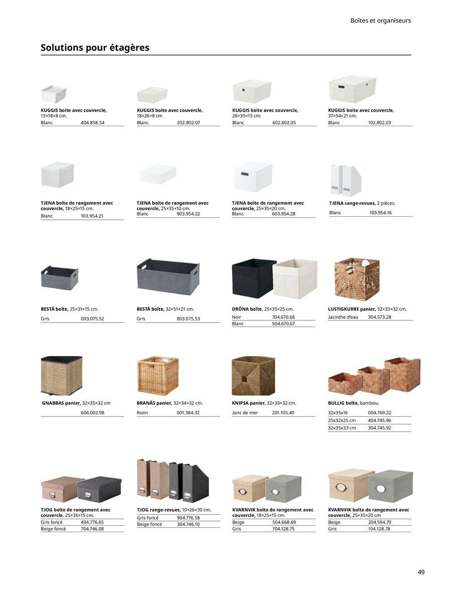 Offres IKEA France de 6 janvier à 31 décembre 2025 BESTÅ rangement