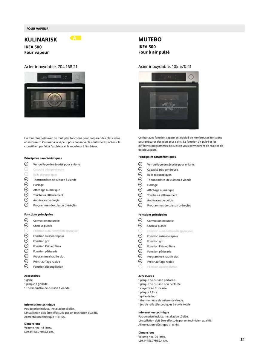 Offres IKEA France de 6 janvier à 31 décembre 2025 ÉLECTROMÉNAGER