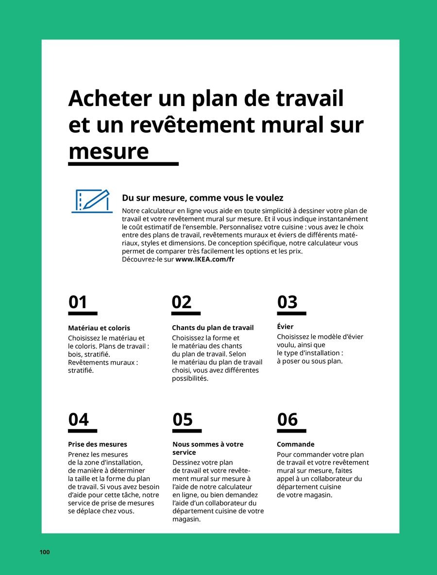 Offres IKEA France de 6 janvier à 31 décembre 2025 CUISINES Guide d’achat