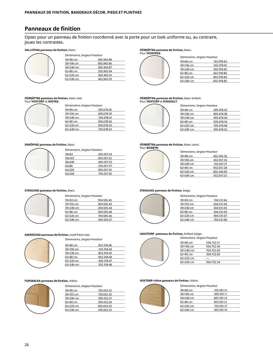 Offres IKEA France de 6 janvier à 31 décembre 2025 CUISINES Guide d’achat