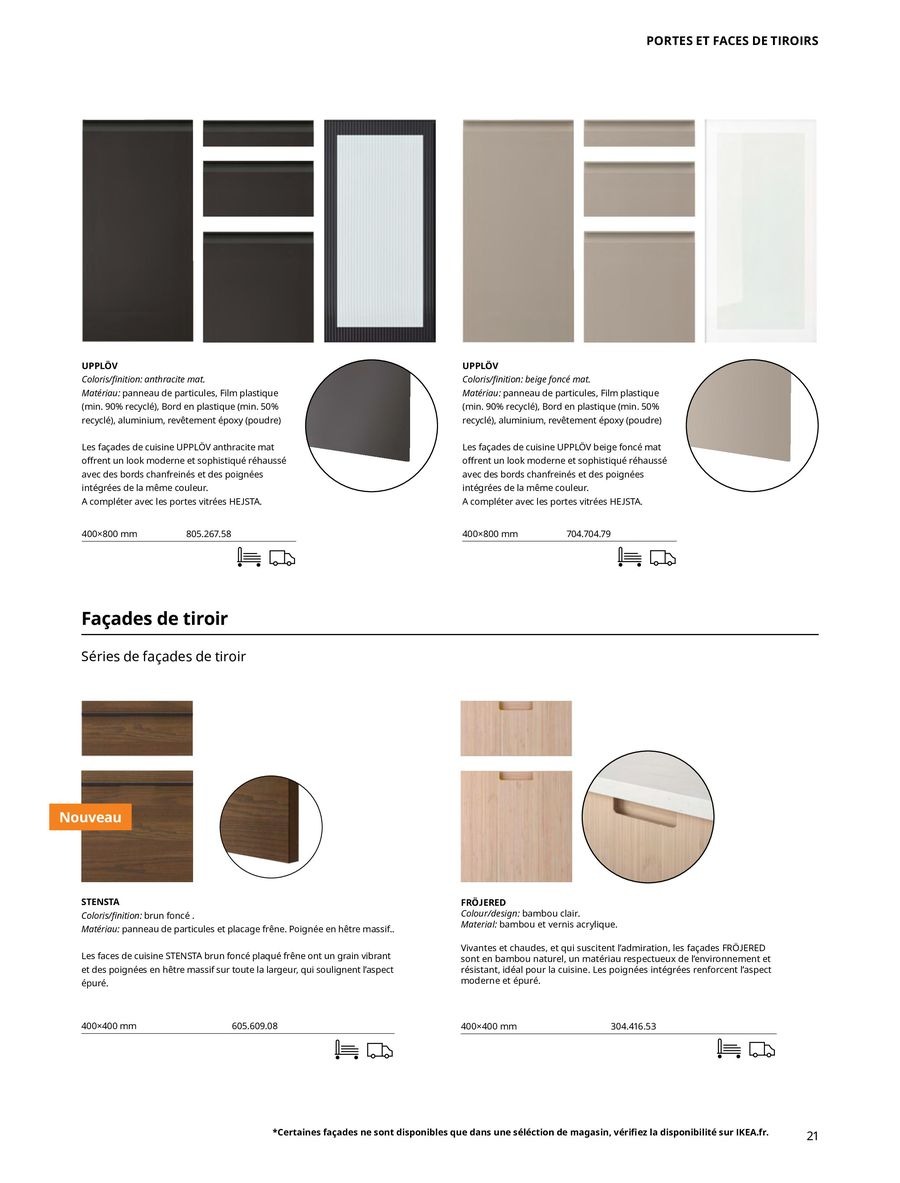 Offres IKEA France de 6 janvier à 31 décembre 2025 CUISINES Guide d’achat