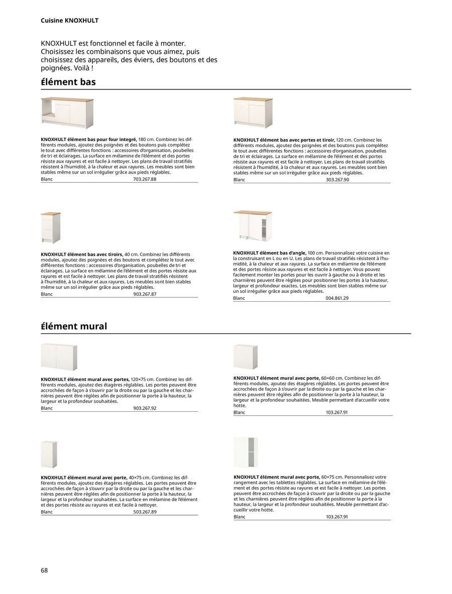 Offres IKEA France de 6 janvier à 31 décembre 2025 CUISINES Guide d’achat