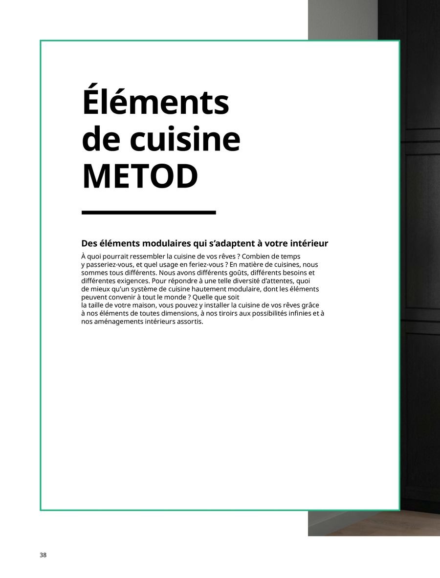 Offres IKEA France de 6 janvier à 31 décembre 2025 CUISINES Guide d’achat