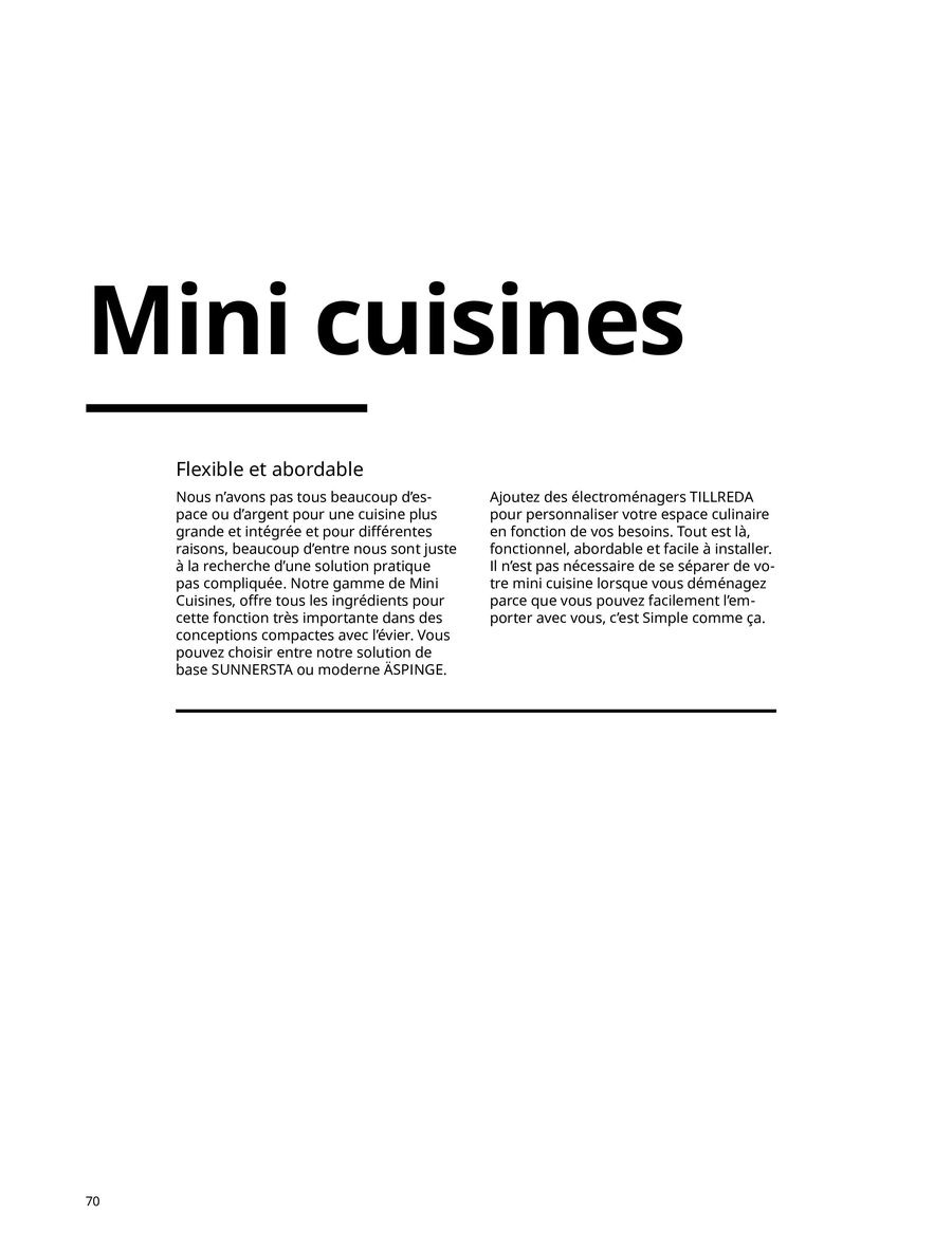 Offres IKEA France de 6 janvier à 31 décembre 2025 CUISINES Guide d’achat