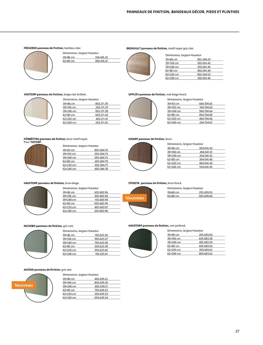 Offres IKEA France de 6 janvier à 31 décembre 2025 CUISINES Guide d’achat