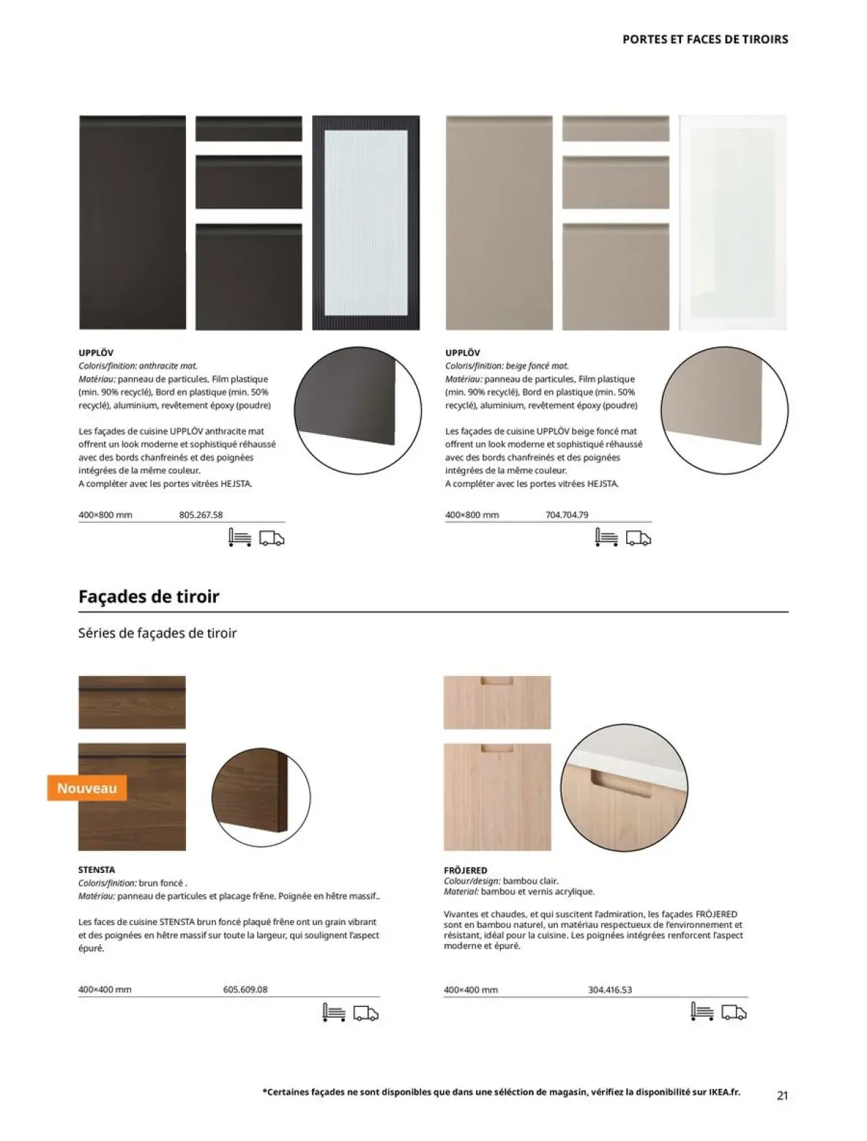 Página 21 en COCINAS Guía de compra en IKEA Francia