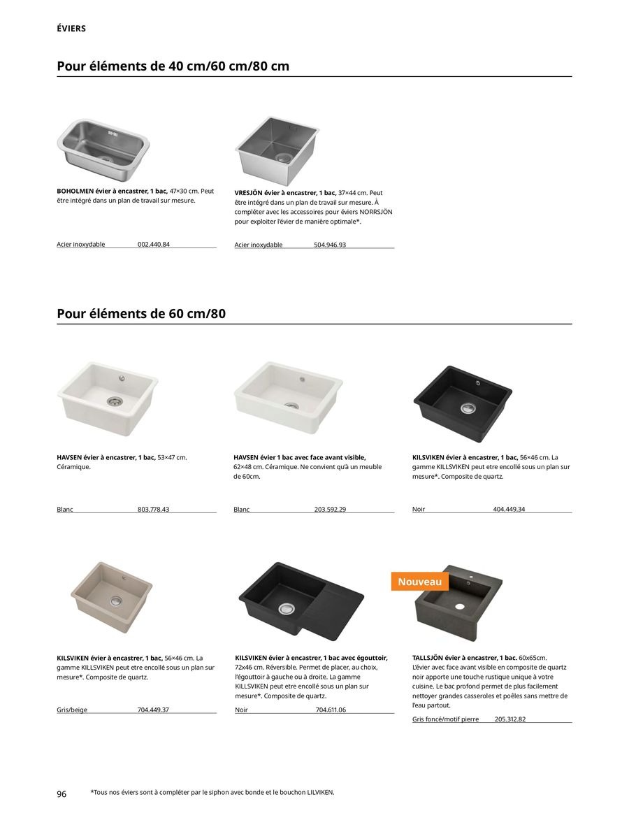 Offres IKEA France de 6 janvier à 31 décembre 2025 CUISINES Guide d’achat