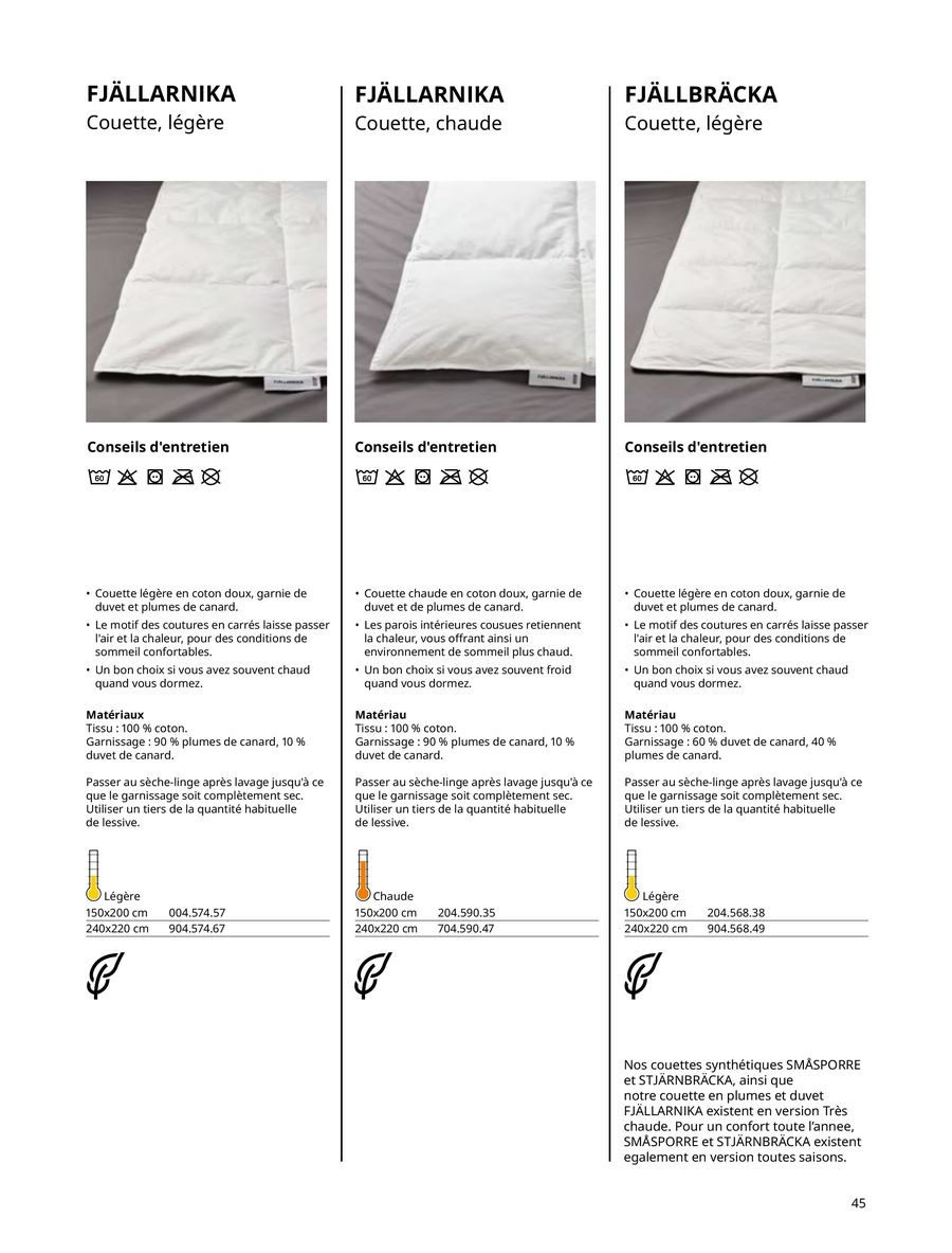 Offres IKEA France de 6 janvier à 31 décembre 2025 Matelas, sommiers, couettes, oreillers, alèses et protèges-oreillers
