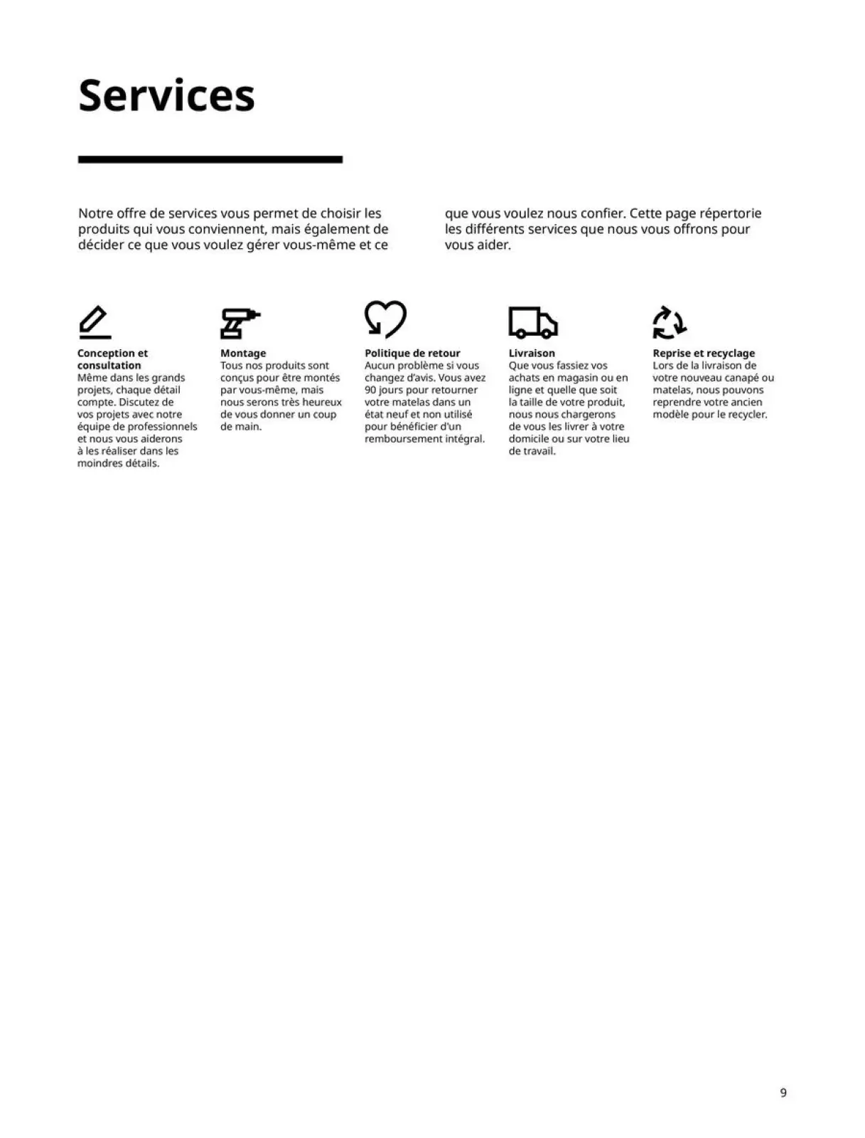 Página 9 en Colchones, somieres, edredones, almohadas, protectores de colchón y protectores de colchón en IKEA Francia