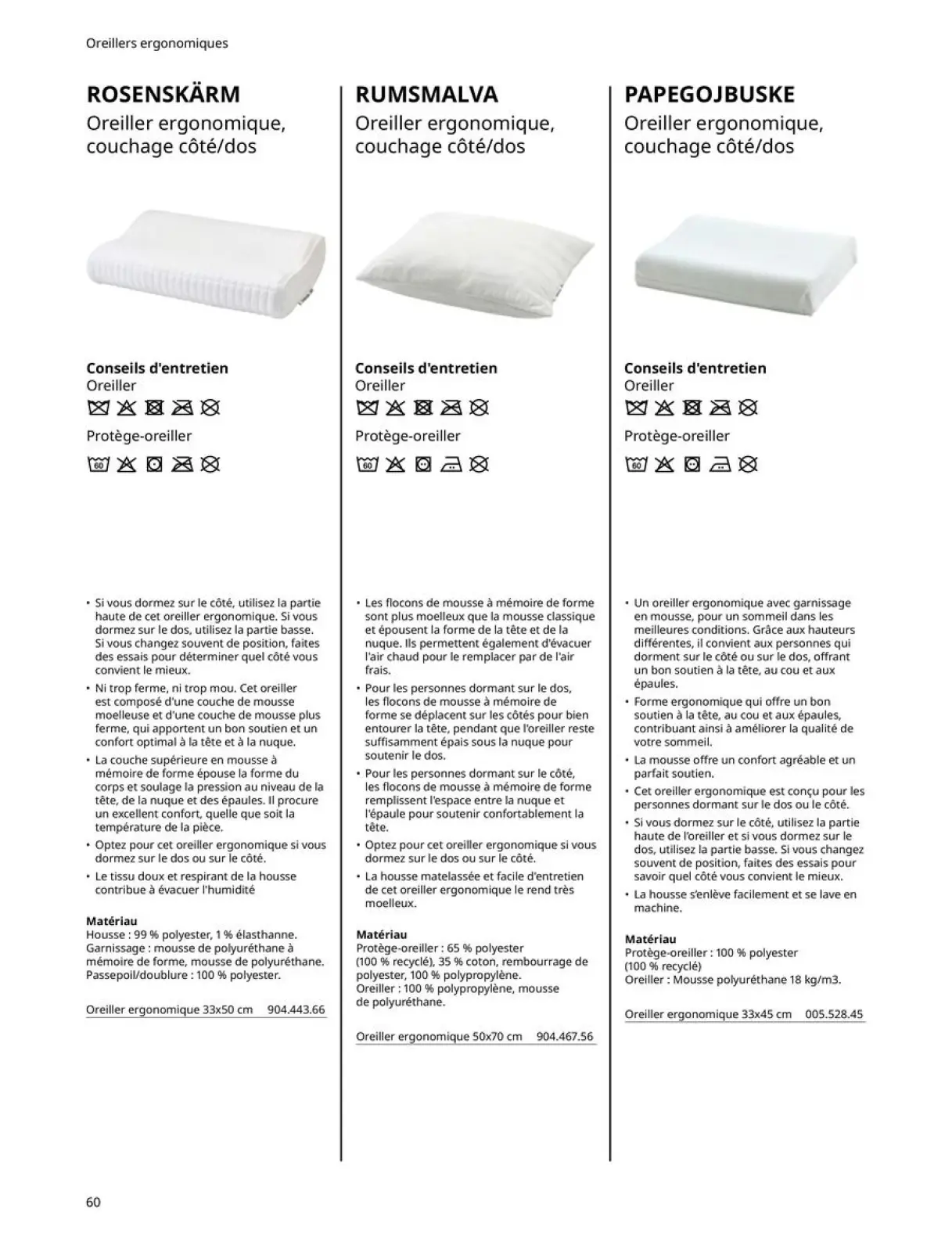 Página 60 en Colchones, somieres, edredones, almohadas, protectores de colchón y protectores de colchón en IKEA Francia