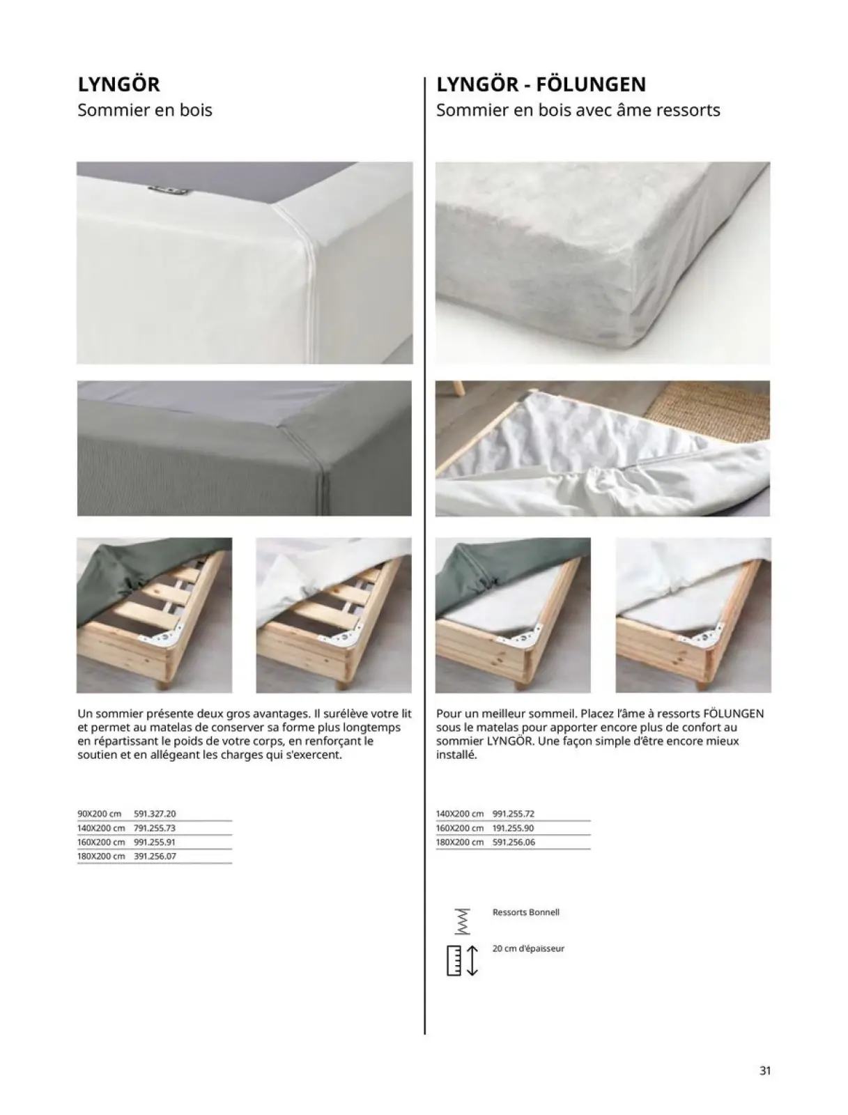 Página 31 en Colchones, somieres, edredones, almohadas, protectores de colchón y protectores de colchón en IKEA Francia