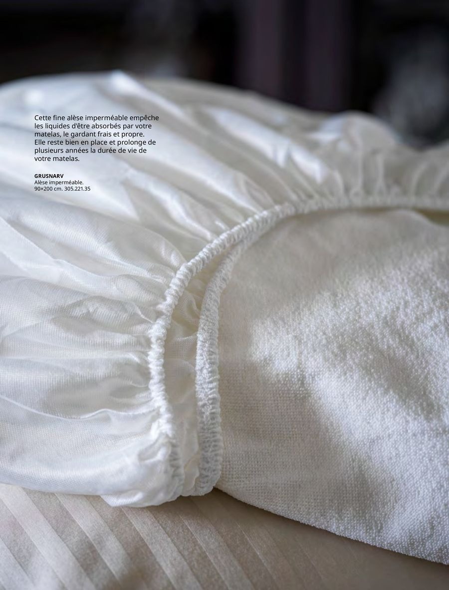 Offres IKEA France de 6 janvier à 31 décembre 2025 Matelas, sommiers, couettes, oreillers, alèses et protèges-oreillers