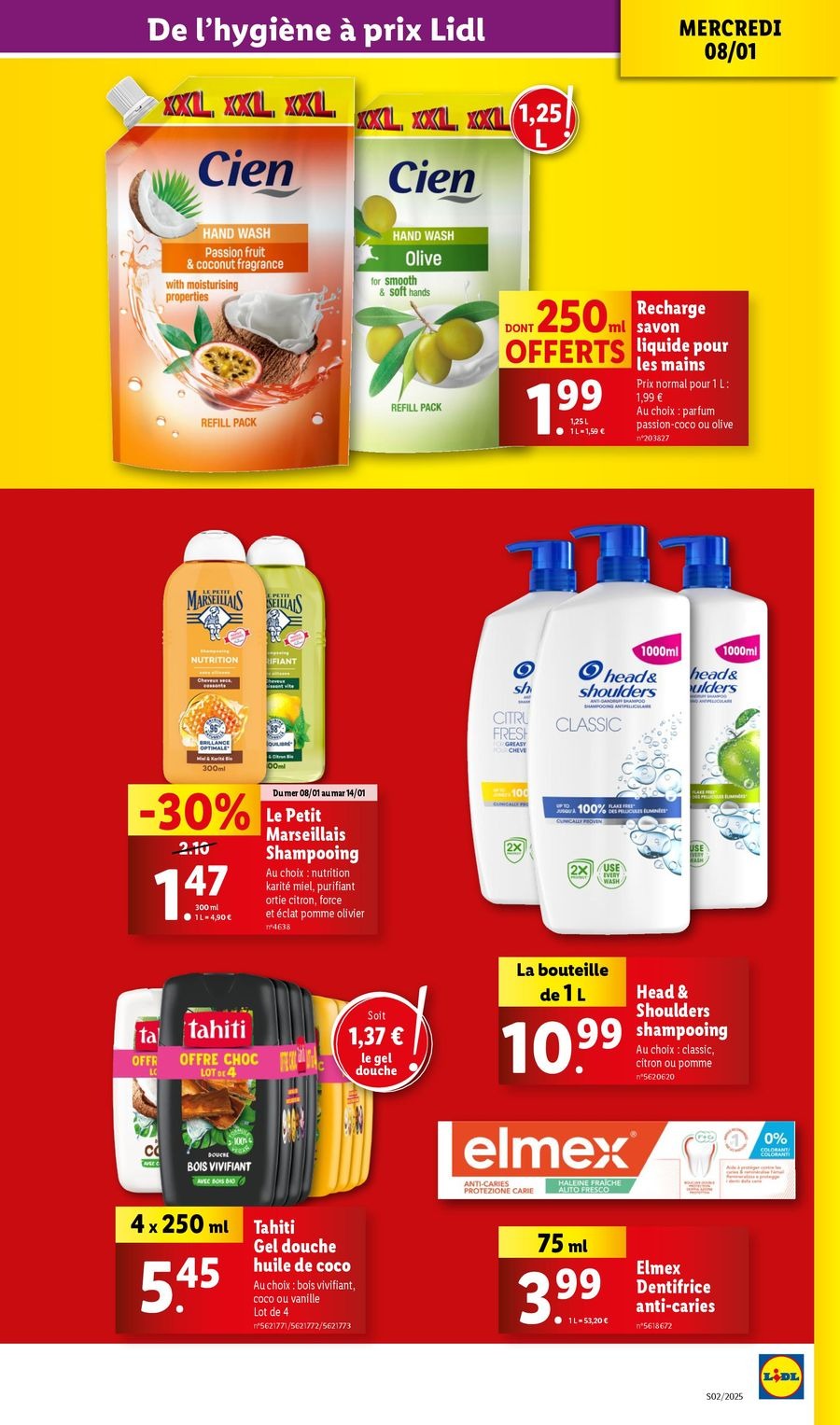 Offres Lidl France de 8 à 14 janvier 2025 Tarifs réduits