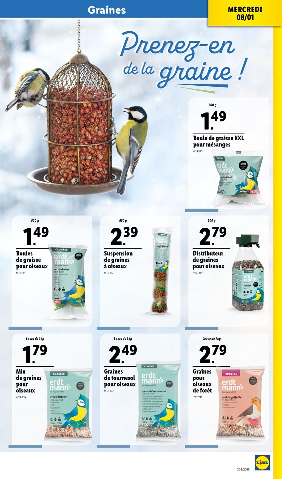Offres Lidl France de 8 à 14 janvier 2025 Tarifs réduits