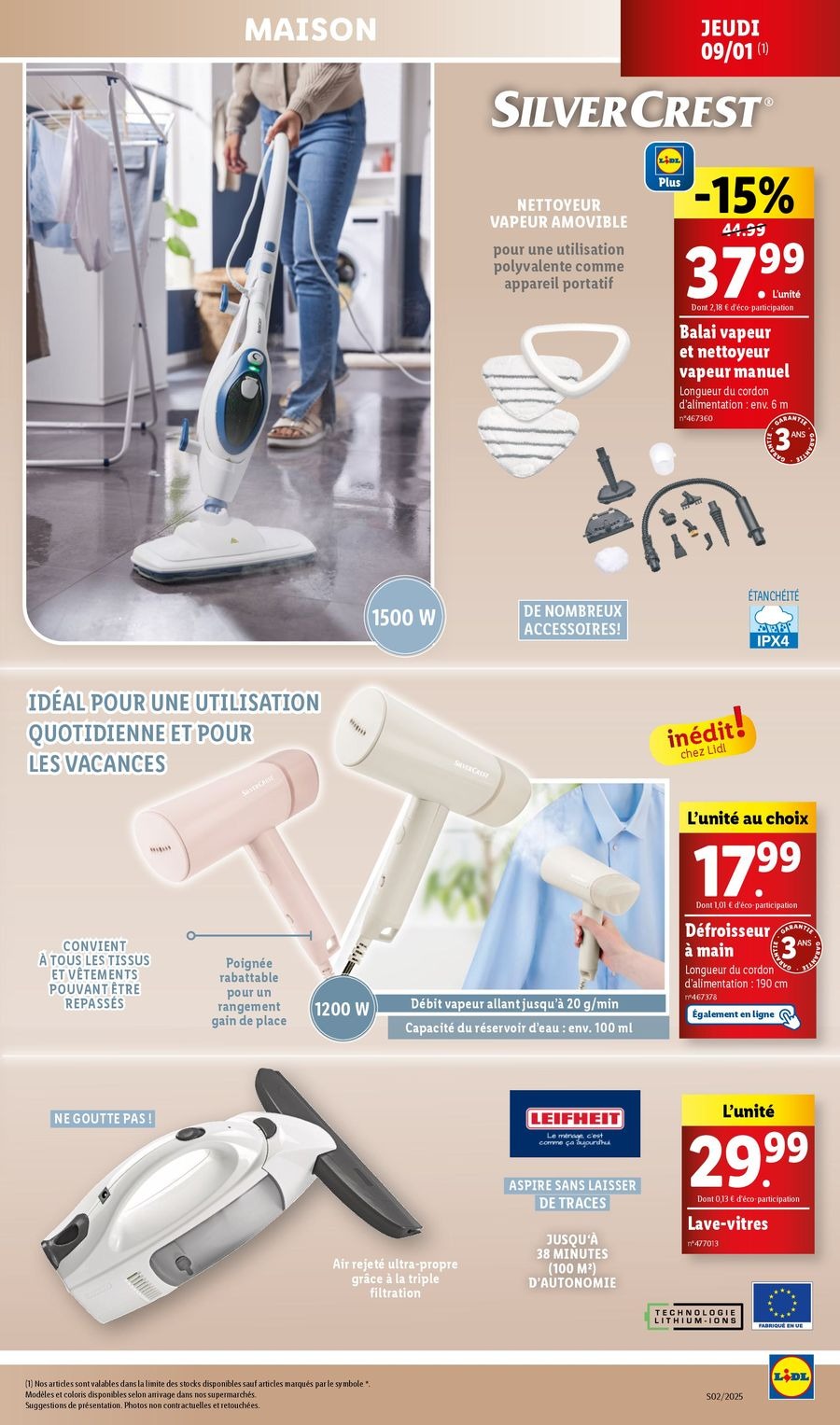 Offres Lidl France de 8 à 14 janvier 2025 Tarifs réduits