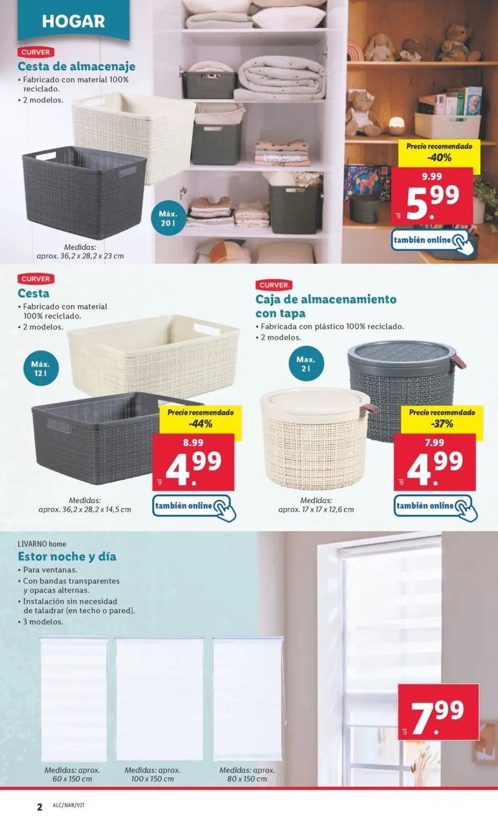 Page 2 dans Offres du bazar chez Lidl Espagne