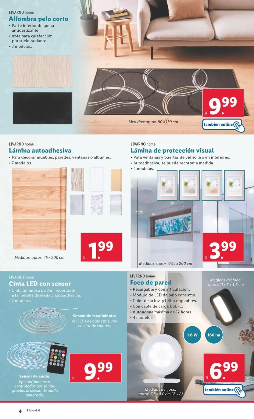 Page 4 dans Offres du bazar chez Lidl Espagne