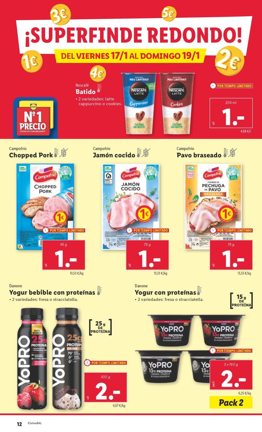 Ofertas de Lidl España de 13 a 19 enero 2025 ofertas semanales