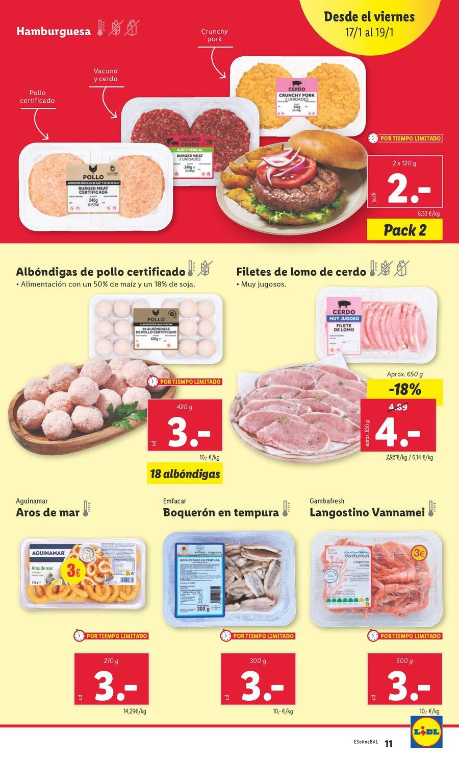 Ofertas de Lidl España de 13 a 19 enero 2025 ofertas semanales