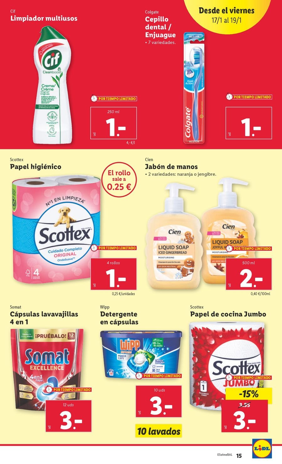 Ofertas de Lidl España de 13 a 19 enero 2025 ofertas semanales