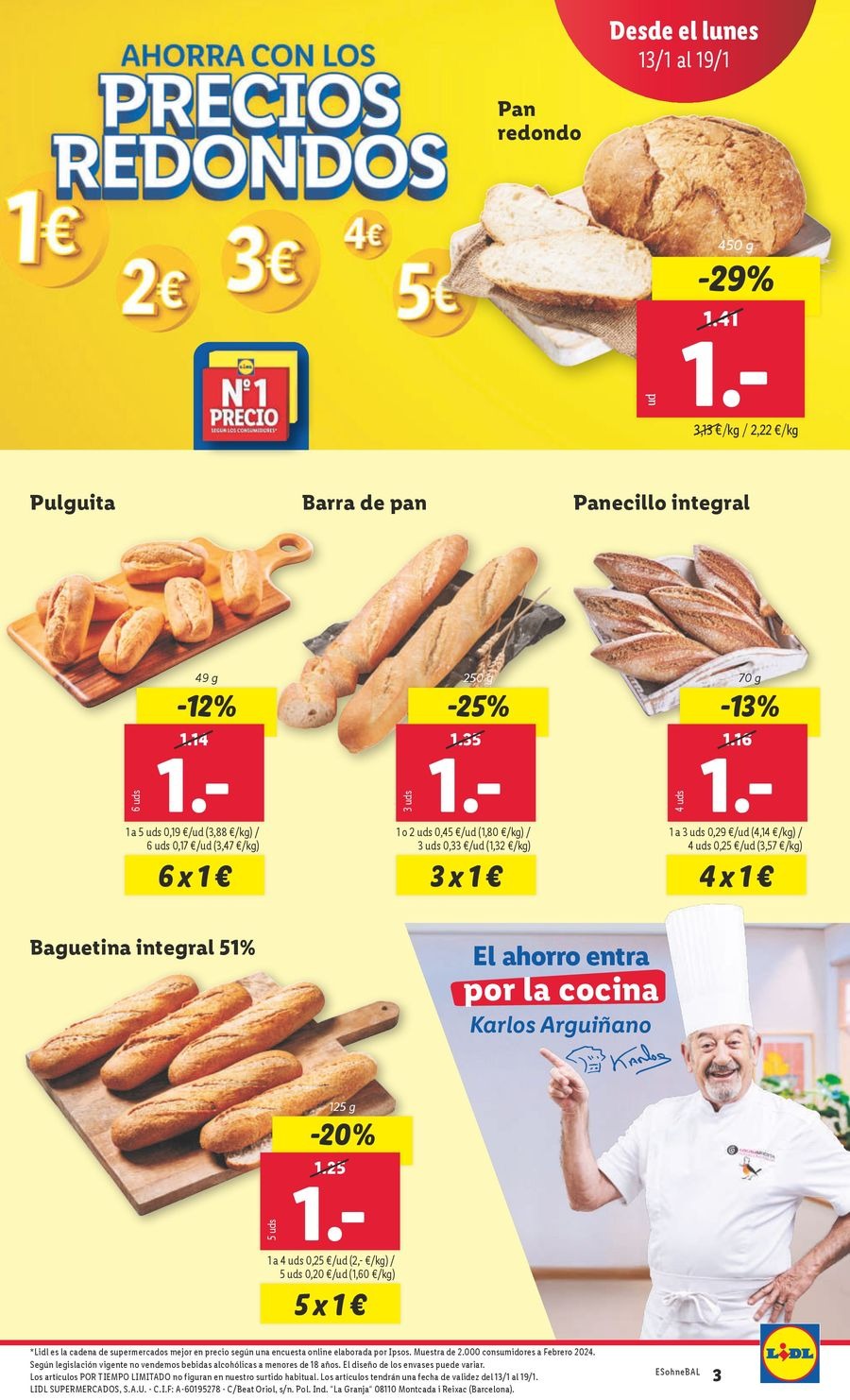 Ofertas de Lidl España de 13 a 19 enero 2025 ofertas semanales