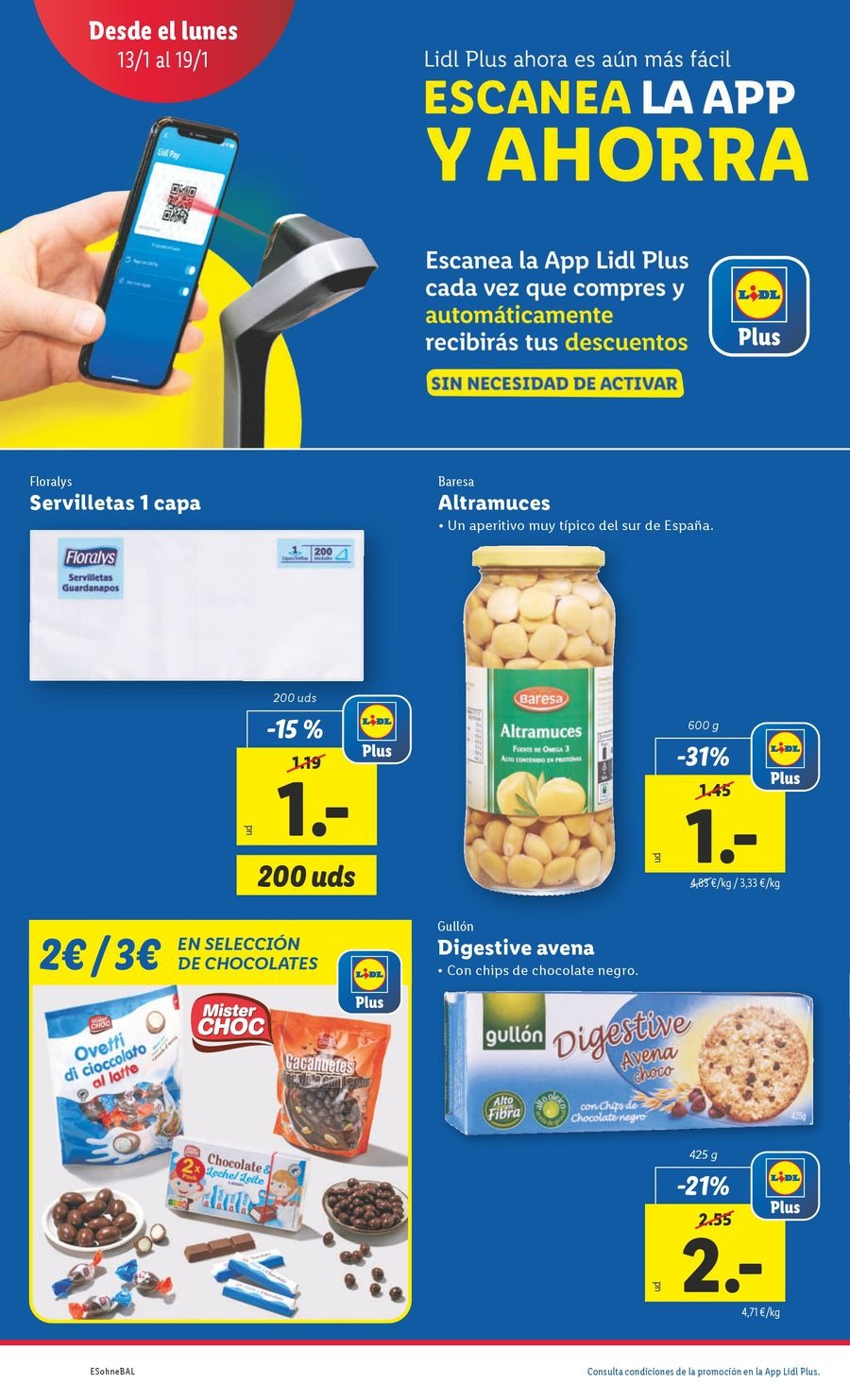 Ofertas de Lidl España de 13 a 19 enero 2025 ofertas semanales