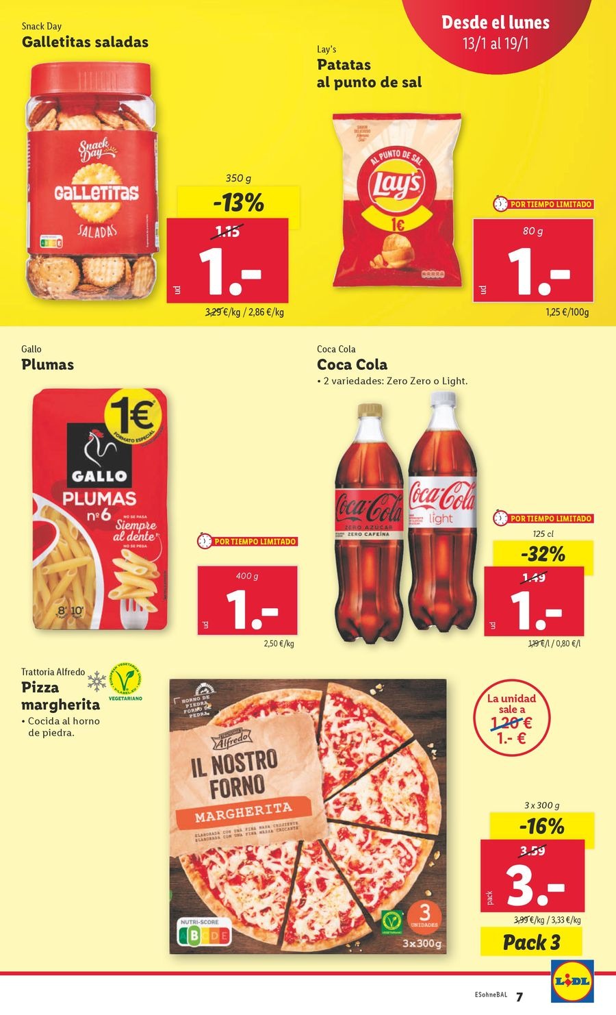Ofertas de Lidl España de 13 a 19 enero 2025 ofertas semanales