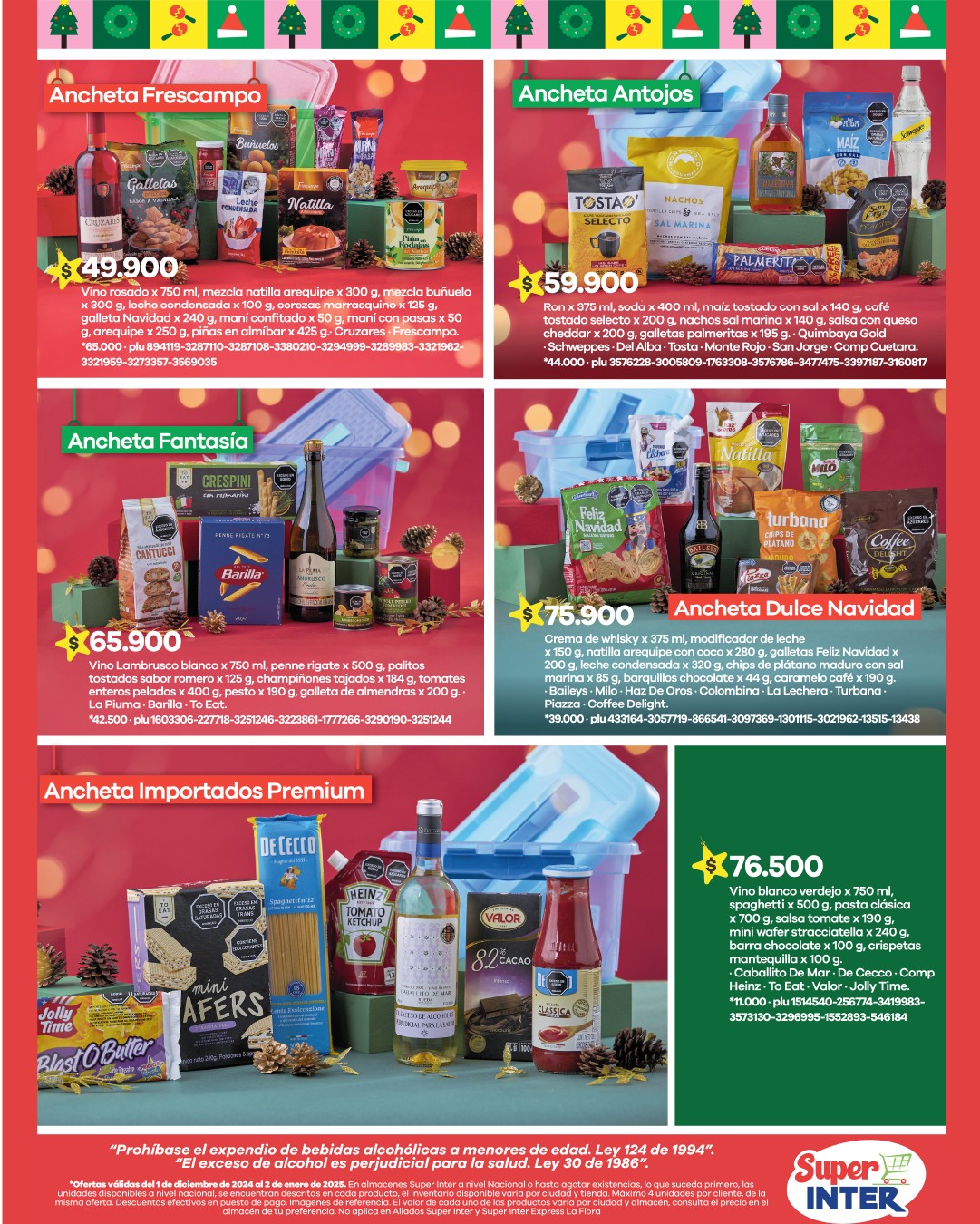 Super Inter Colombia Offers from 10 to 14 January 2025 Current bargains and offers