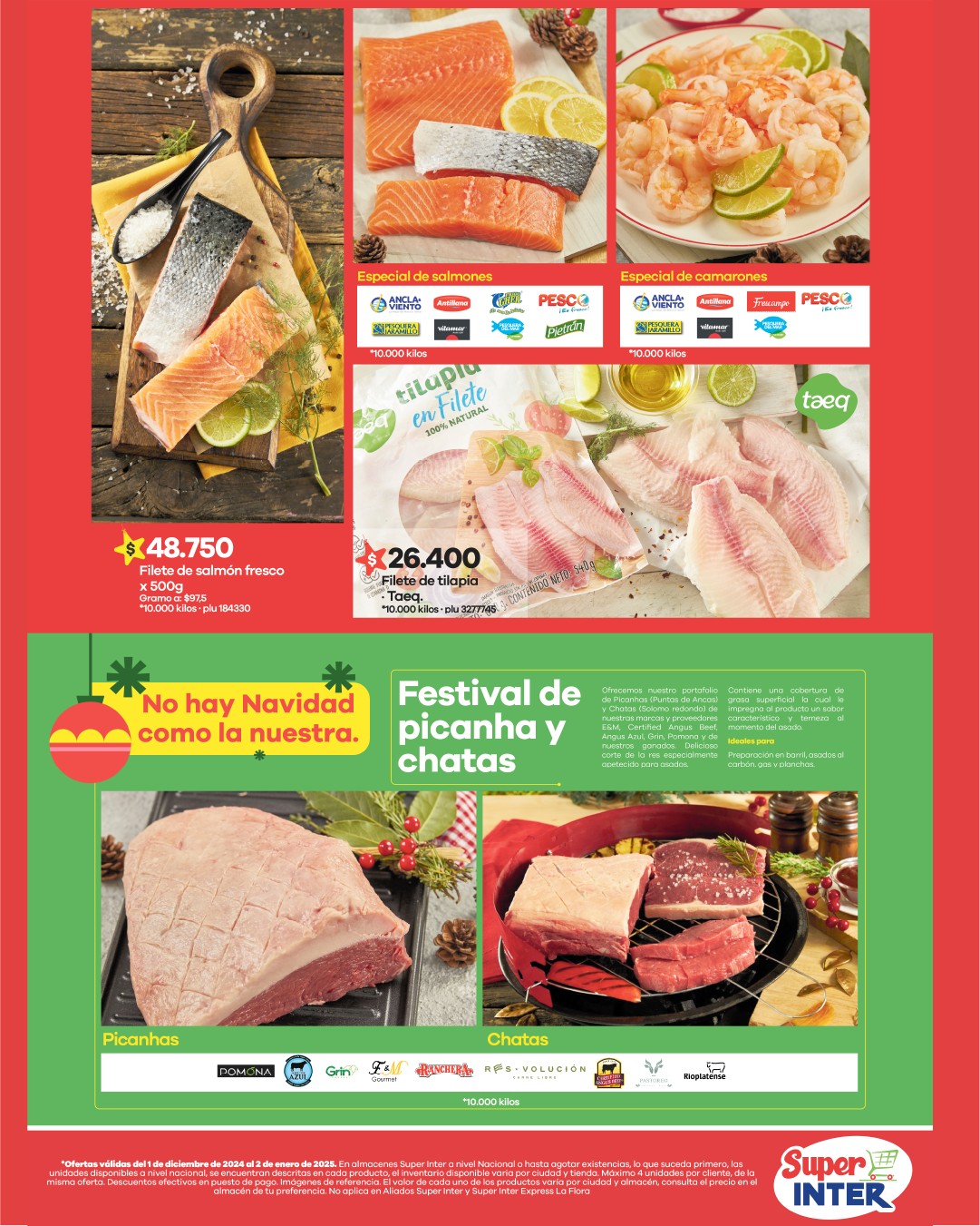 Super Inter Colombia Offers from 10 to 14 January 2025 Current bargains and offers