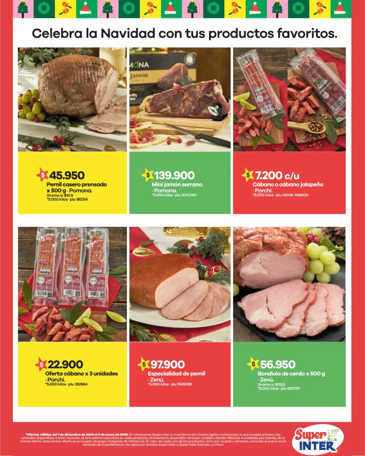 Page 4 dans Offres et promotions actuelles chez Super Inter Colombie