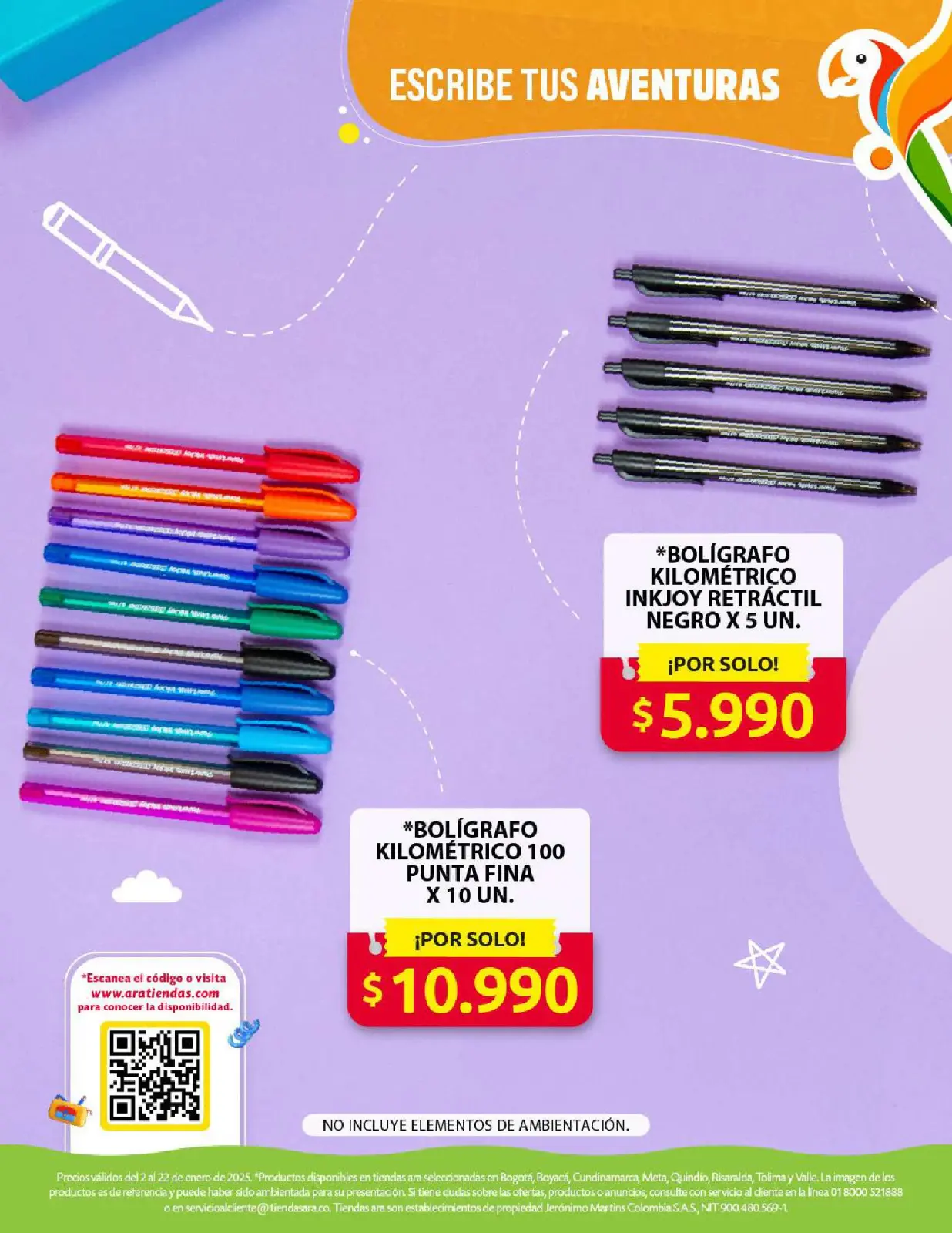 Page 18 dans Offres de rentrée chez Magasins Ara Colombie