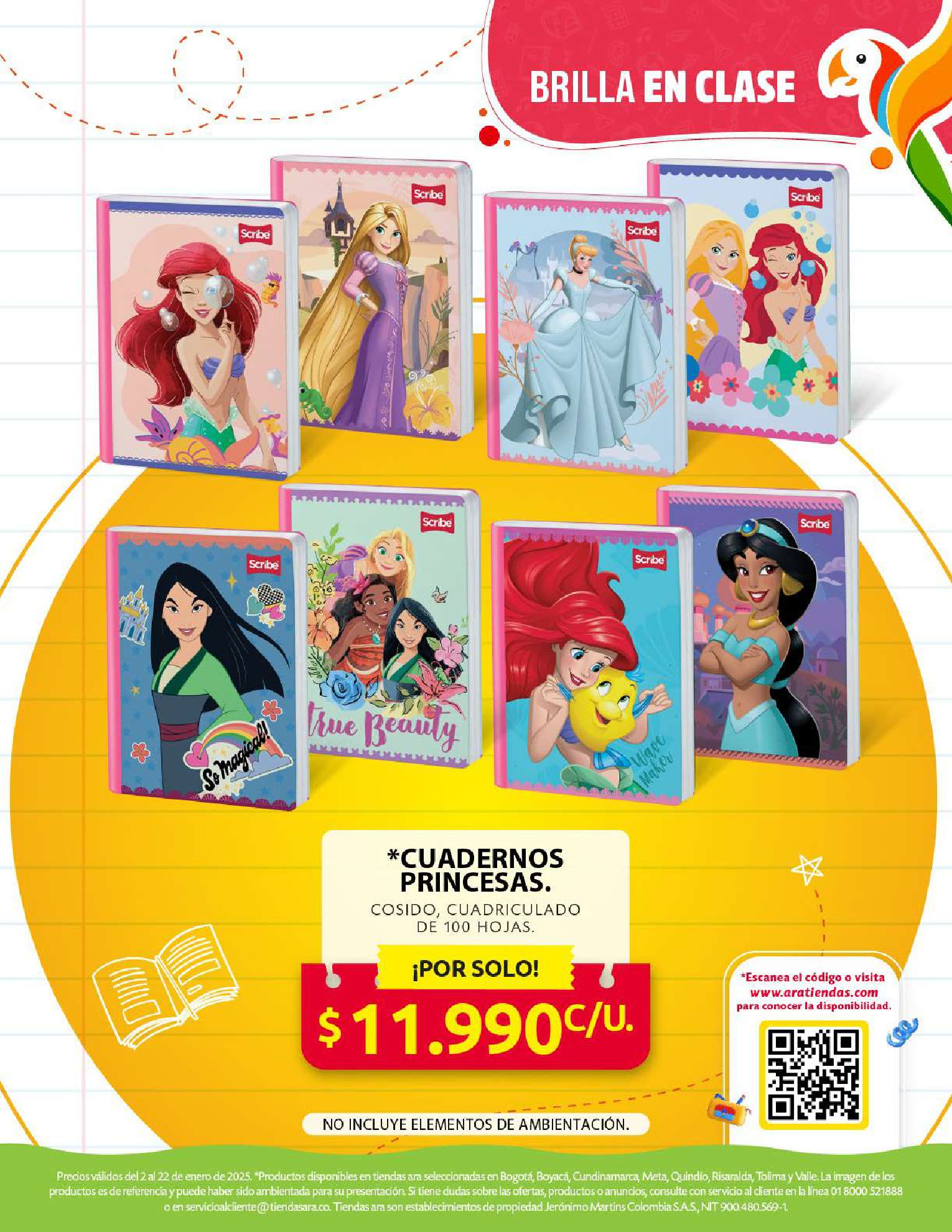 Ara stores Colombia Offers from 2 to 22 January 2025 Back to School Deals