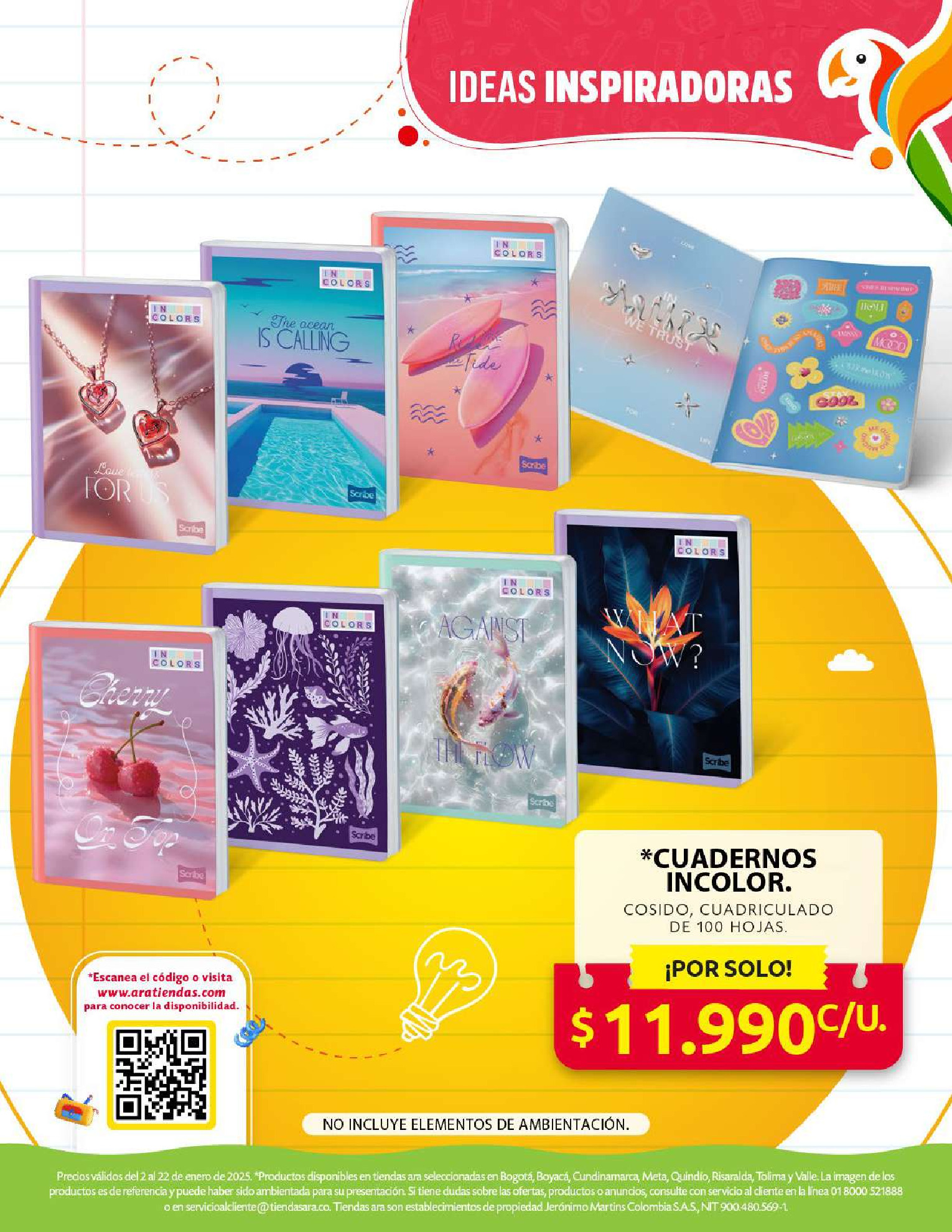Ara stores Colombia Offers from 2 to 22 January 2025 Back to School Deals