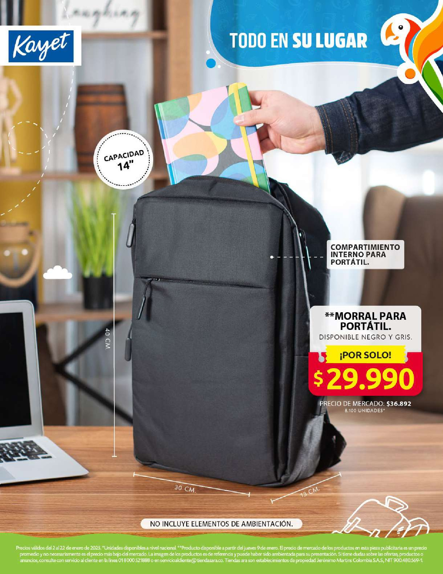 Ara stores Colombia Offers from 2 to 22 January 2025 Back to School Deals