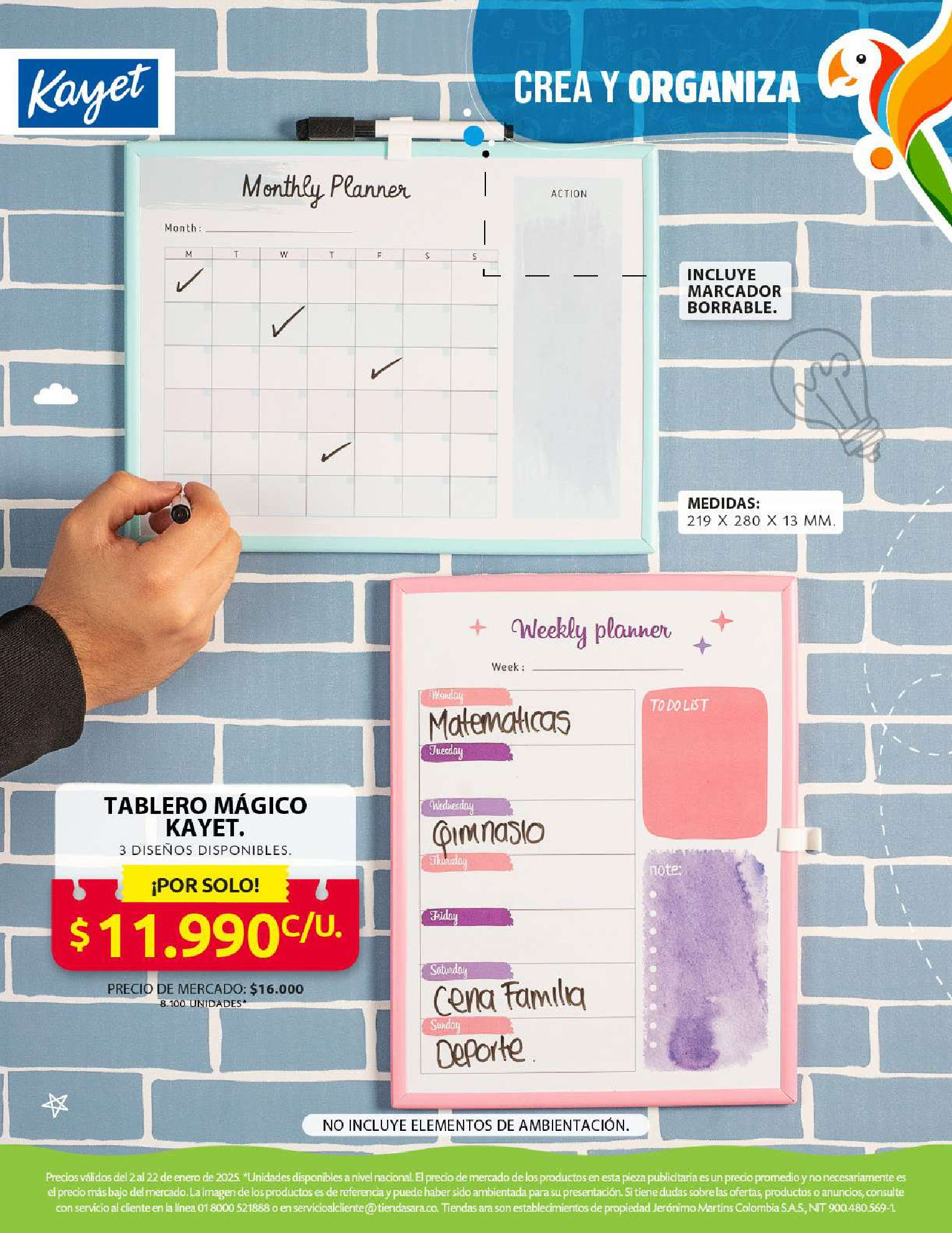 Ara stores Colombia Offers from 2 to 22 January 2025 Back to School Deals