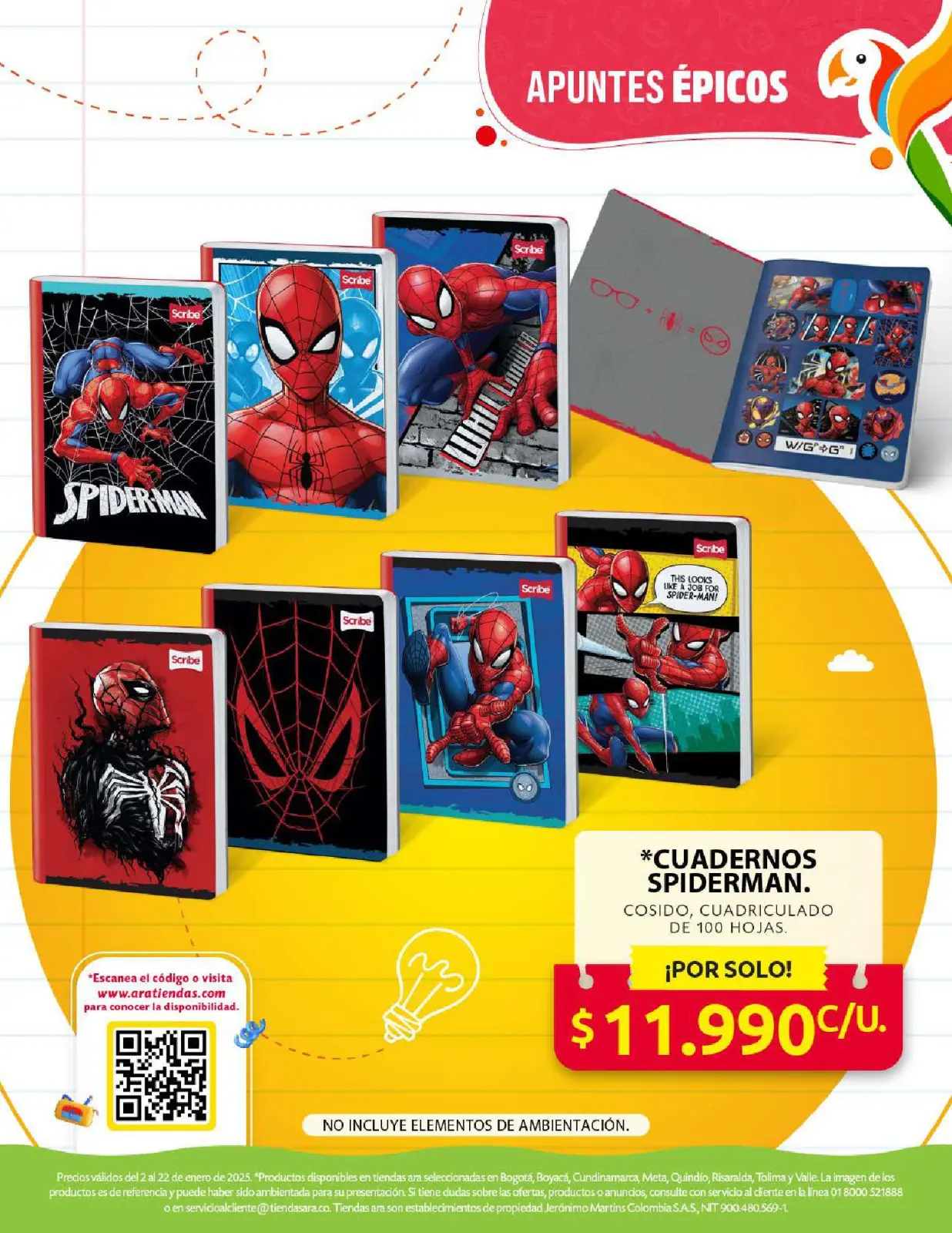 Page 40 dans Offres de rentrée chez Magasins Ara Colombie