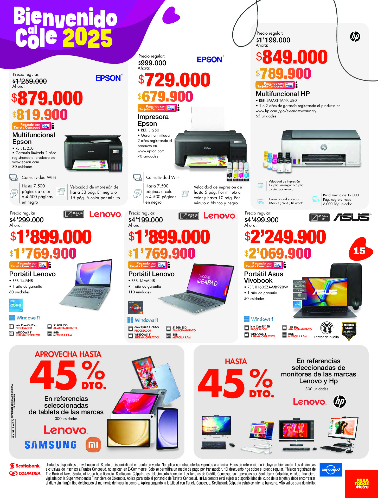 Metro Stores Colombia Offers from 10 January to 9 February 2025 Back to School Deals