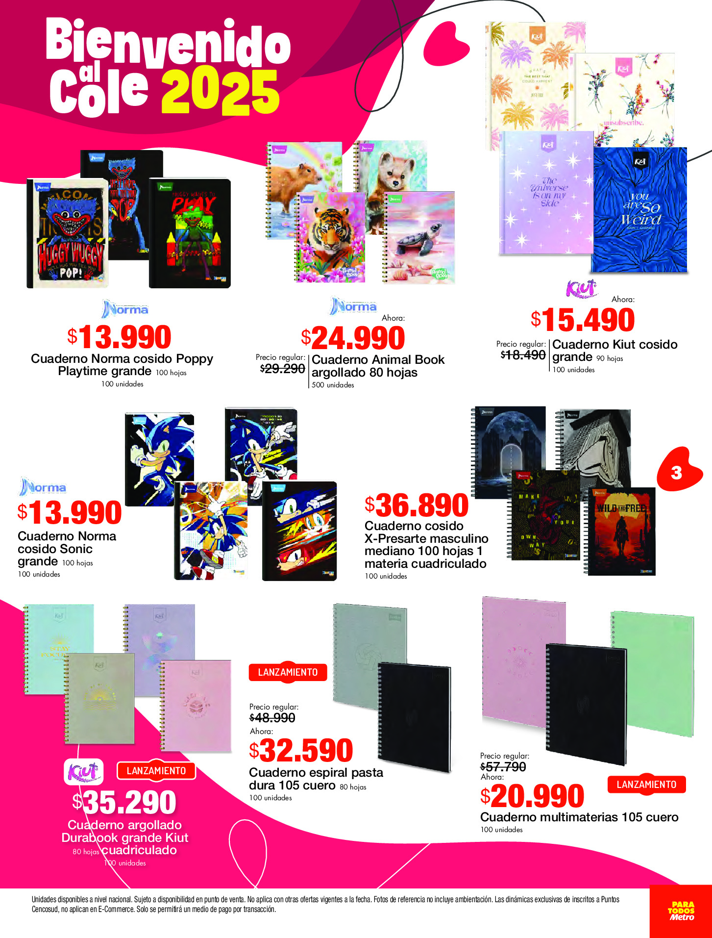 Metro Stores Colombia Offers from 10 January to 9 February 2025 Back to School Deals