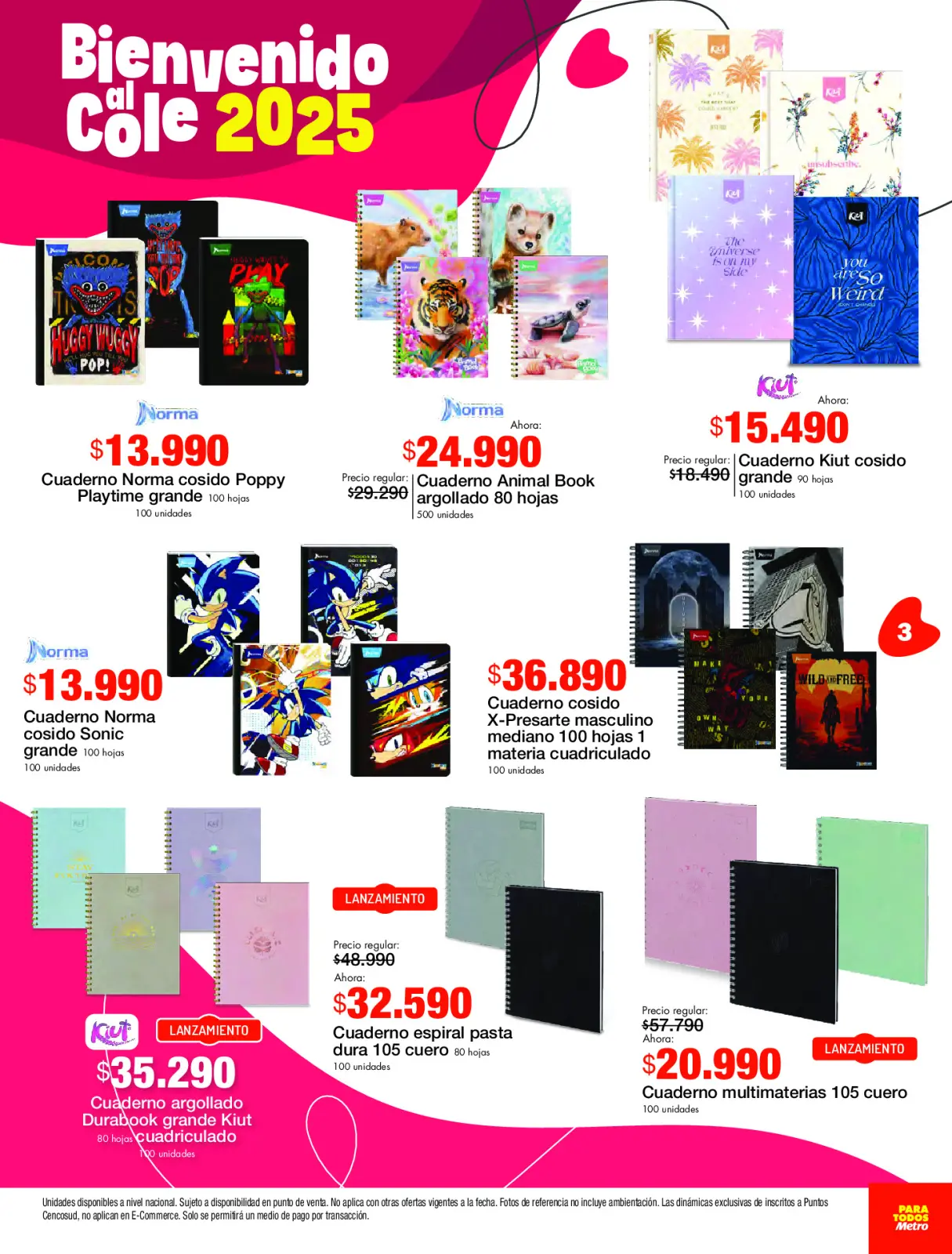 Page 3 dans Offres de rentrée chez Magasins Métro Colombie