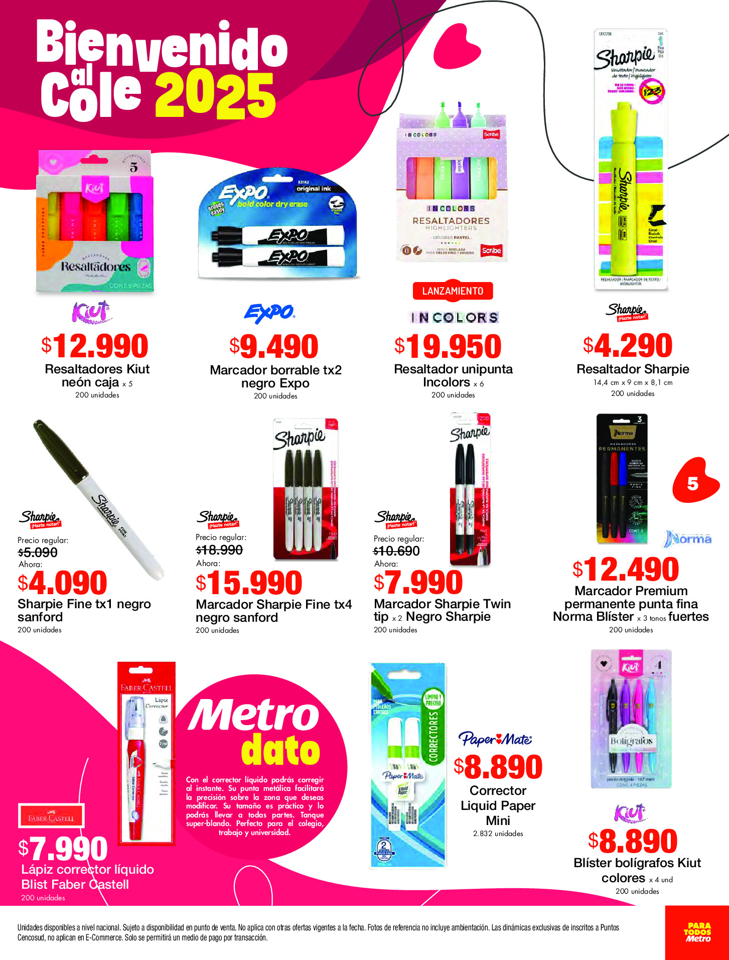 Metro Stores Colombia Offers from 10 January to 9 February 2025 Back to School Deals