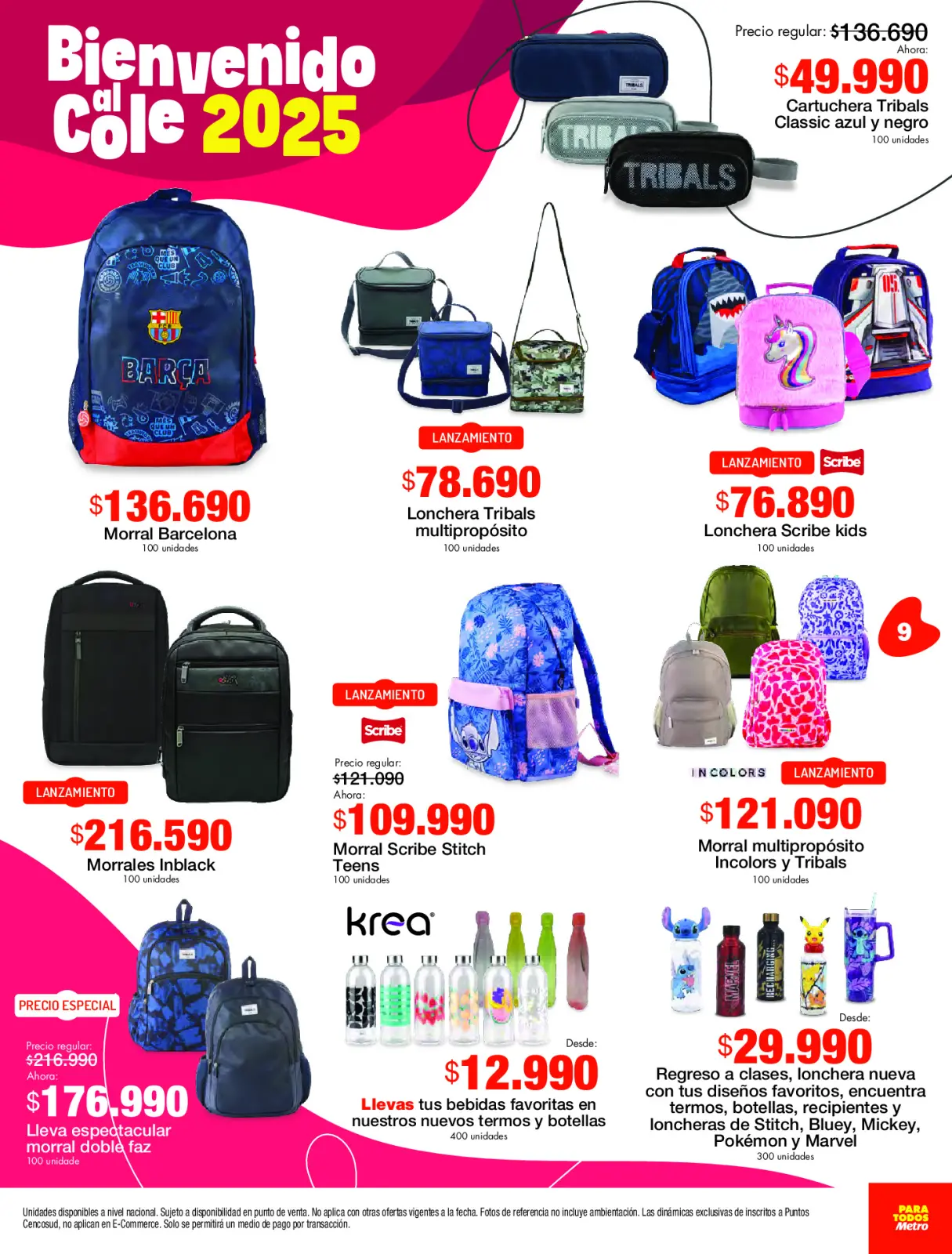 Page 9 dans Offres de rentrée chez Magasins Métro Colombie