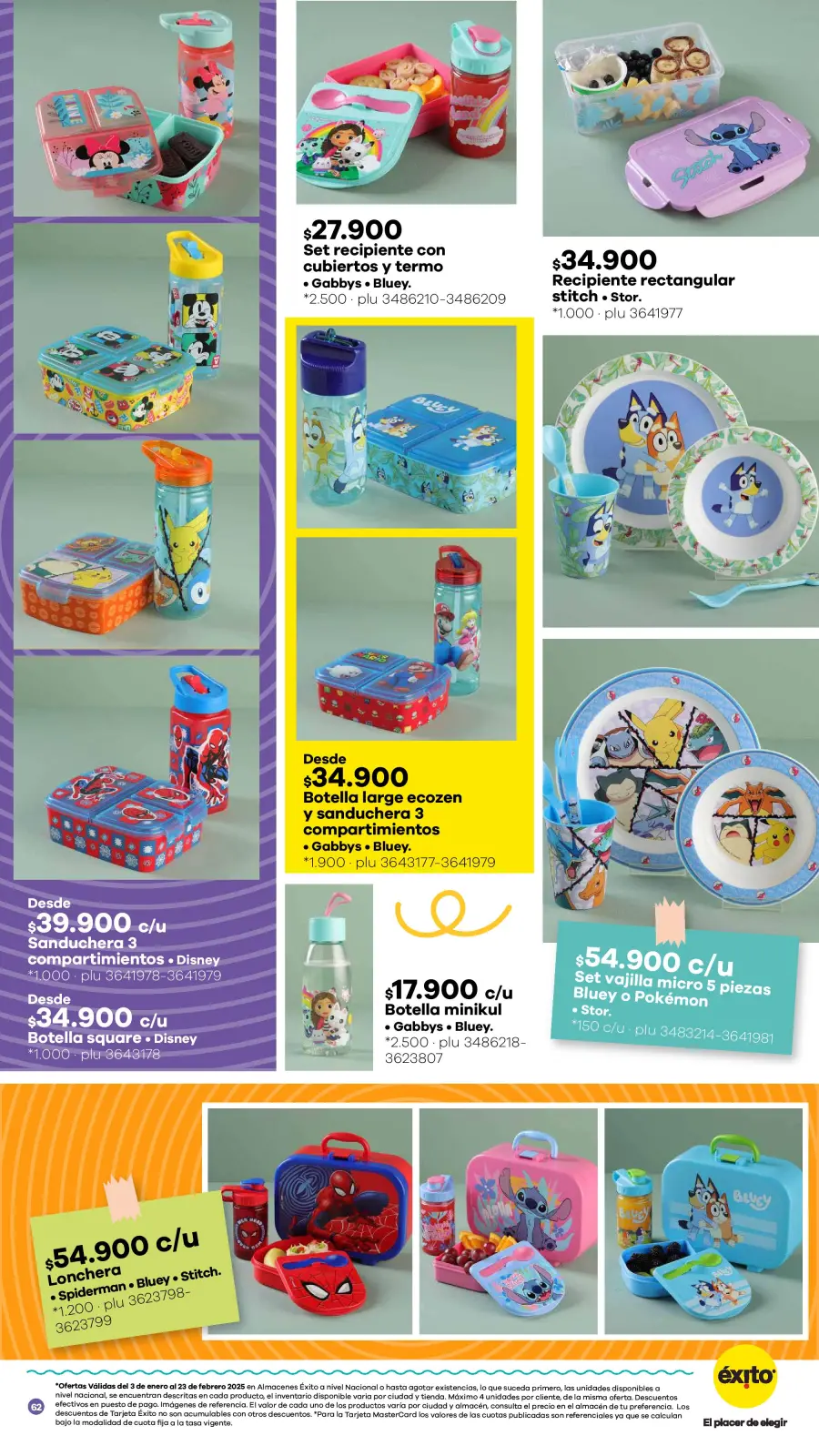 Page 127 dans Offres de la saison scolaire chez Éxito Colombie