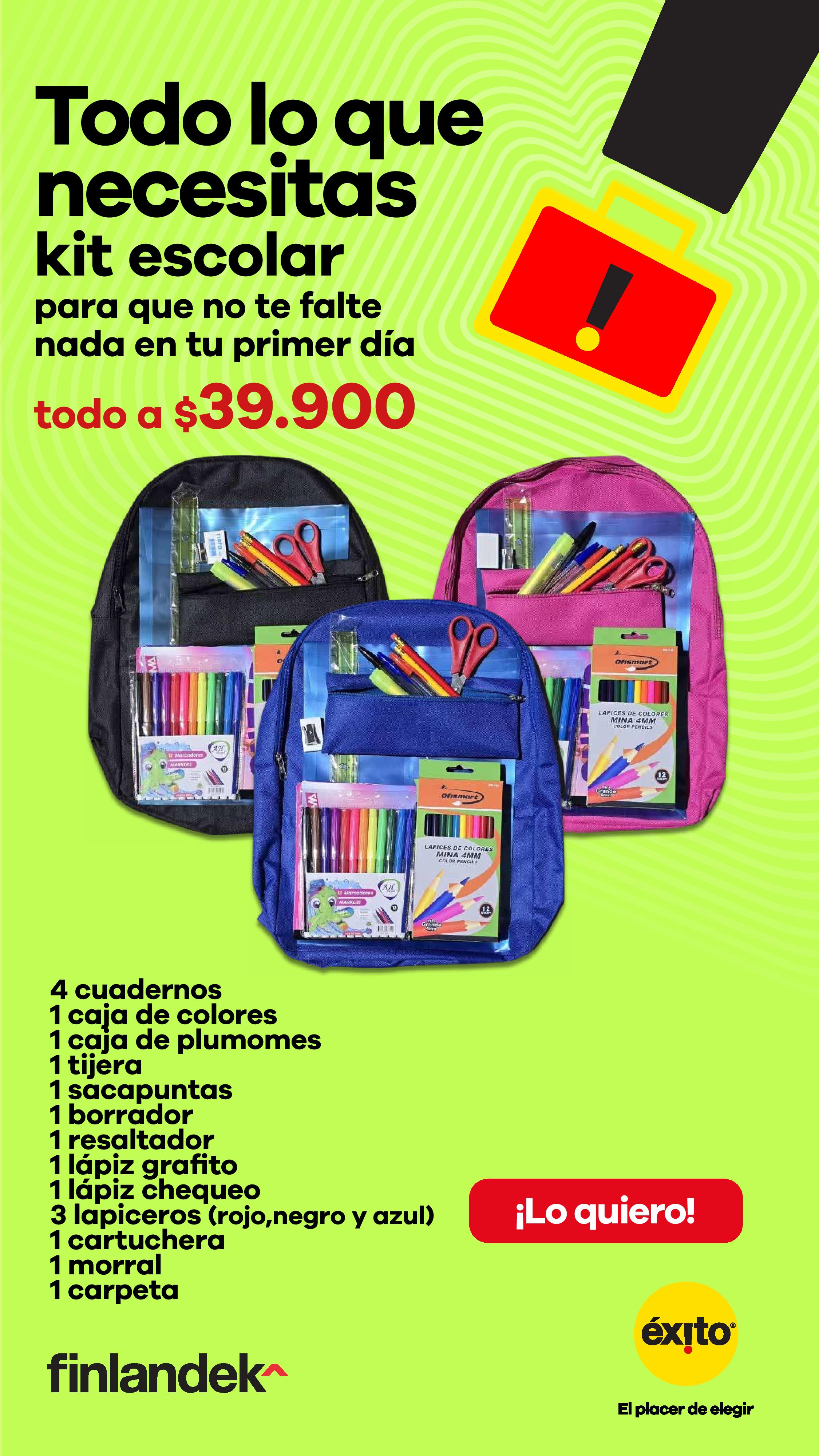 Éxito Colombia Offers from 3 January to 23 February 2025 SCHOOL SEASON Deals