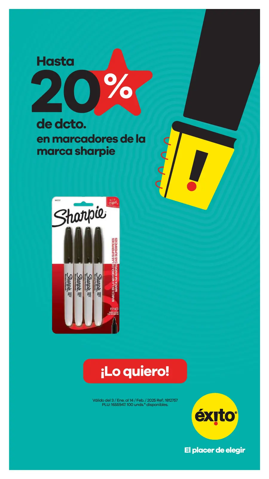 Page 14 dans Offres de la saison scolaire chez Éxito Colombie