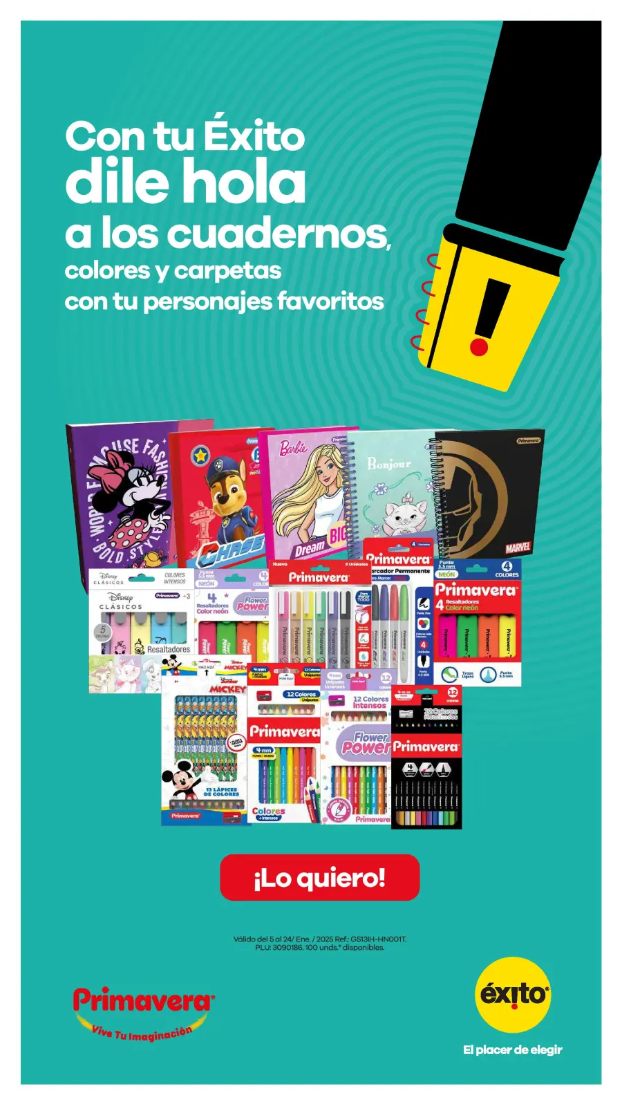 Page 7 dans Offres de la saison scolaire chez Éxito Colombie