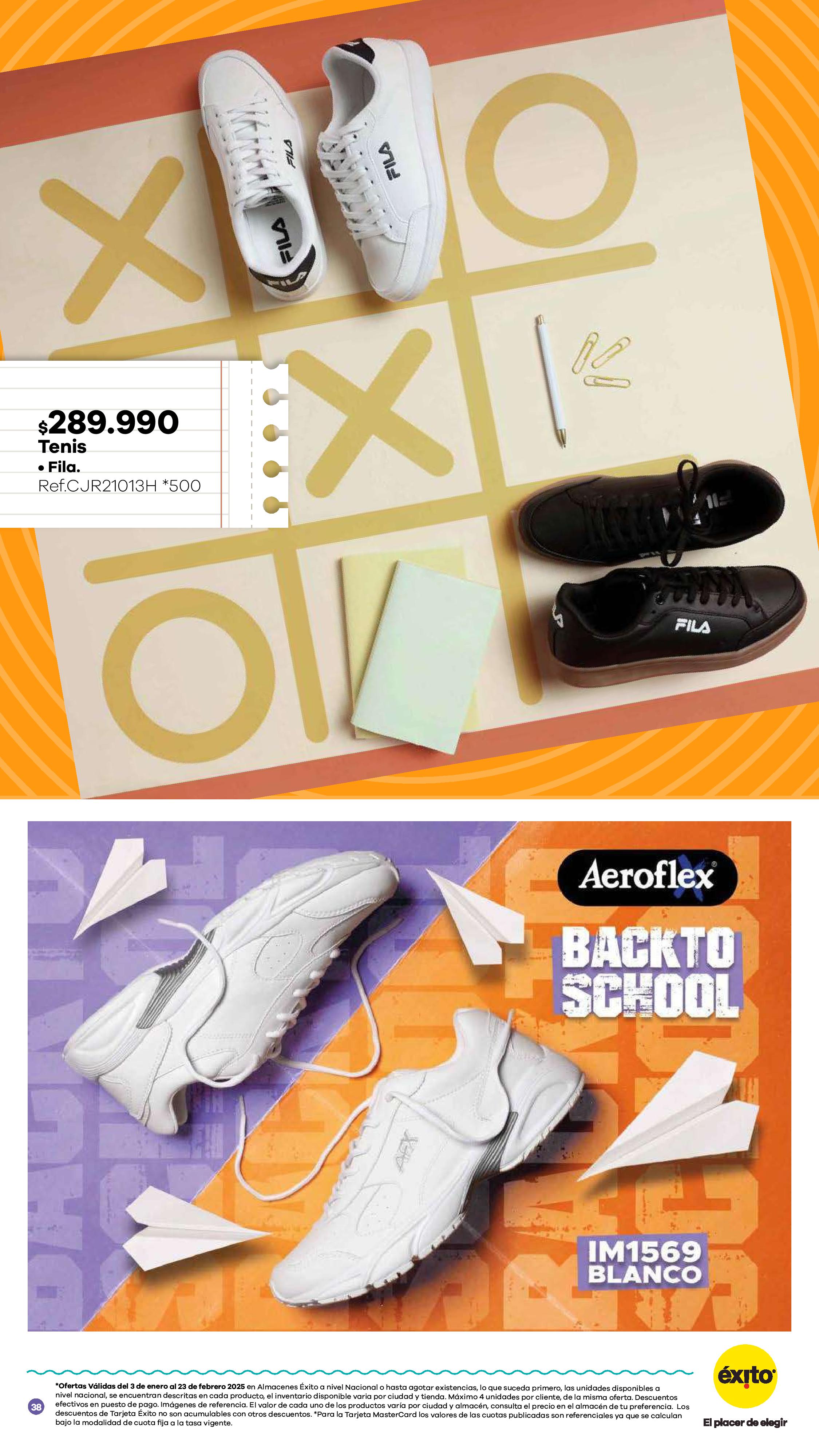 Éxito Colombia Offers from 3 January to 23 February 2025 SCHOOL SEASON Deals